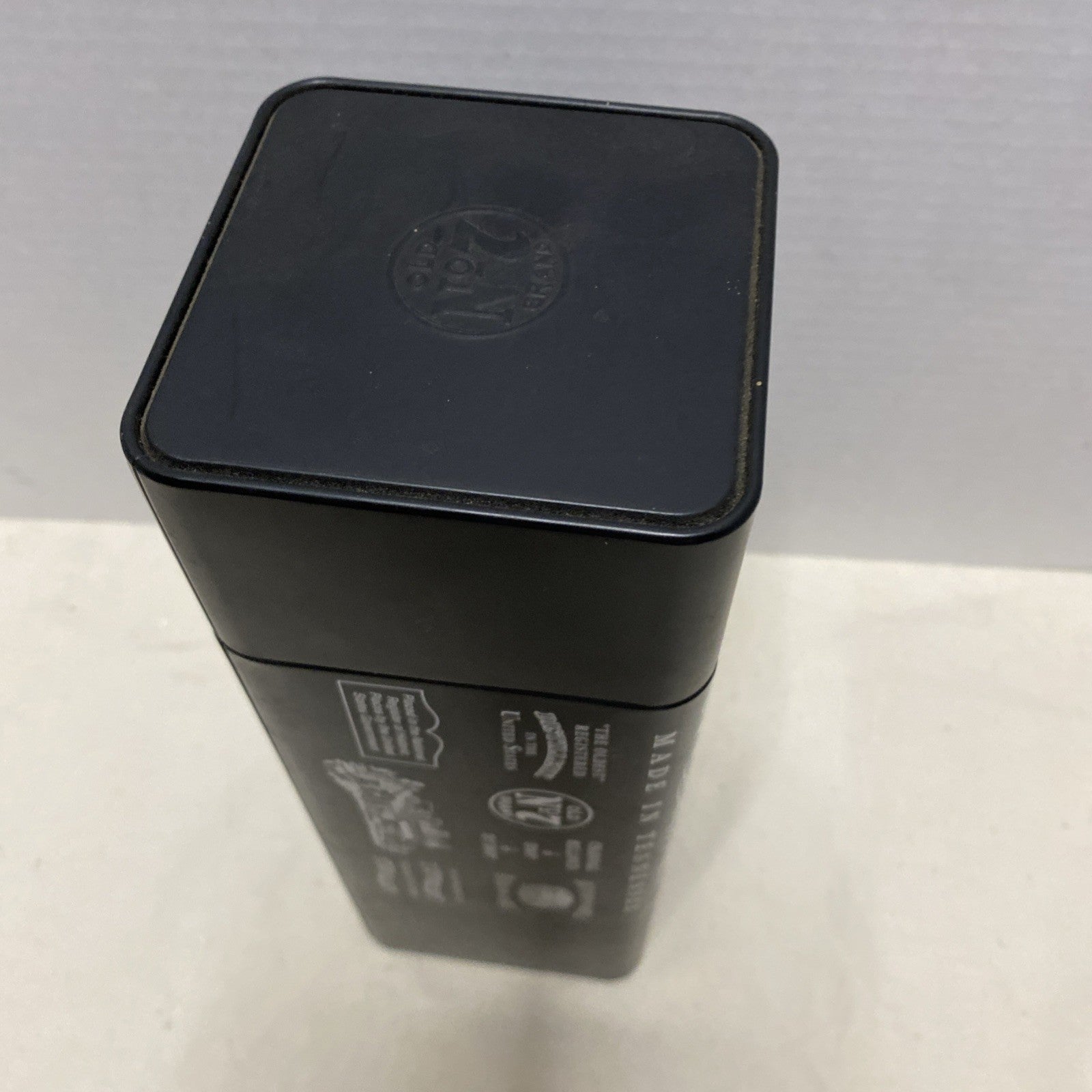 Jack Daniel’s Whiskey Tin Hinged Metal Old No. 7 Storage Man Cave Advertising