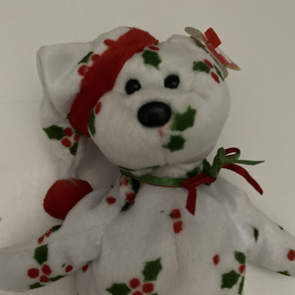 CHRISTMAS ty 1998 HOLIDAY TEDDY BEANIE BABY MINT W/TAGS