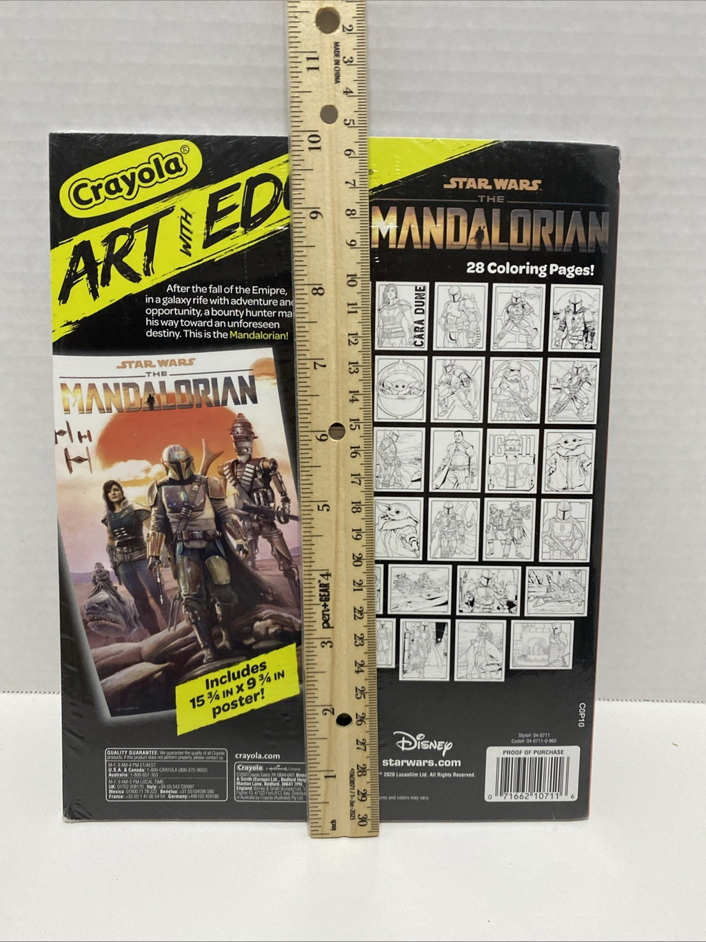 Crayola Art with Edge Coloring Book Star Wars - The Mandalorian - Baby Yoda-New