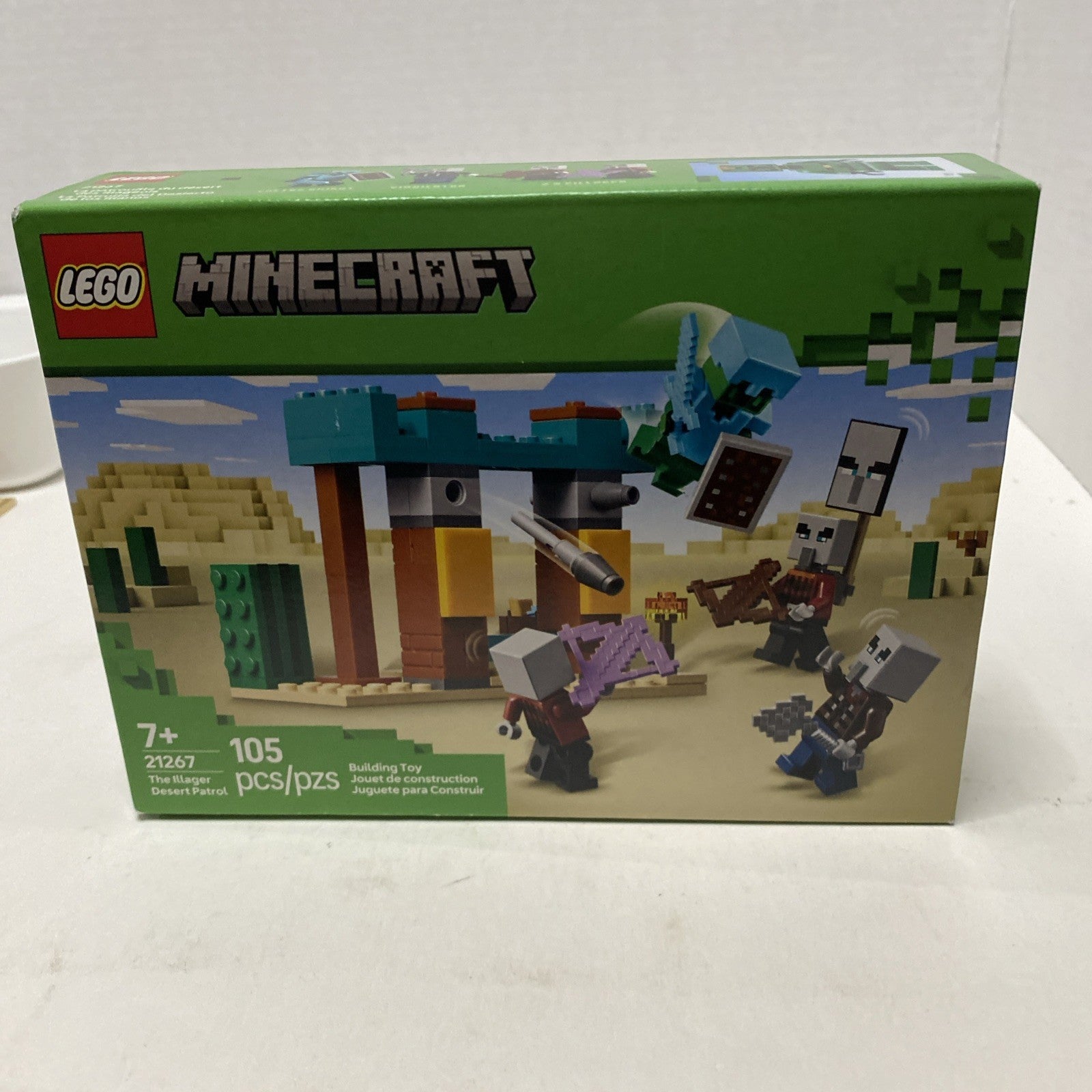 LEGO Minecraft The Illager Desert Patrol Toy Figures and Playset 