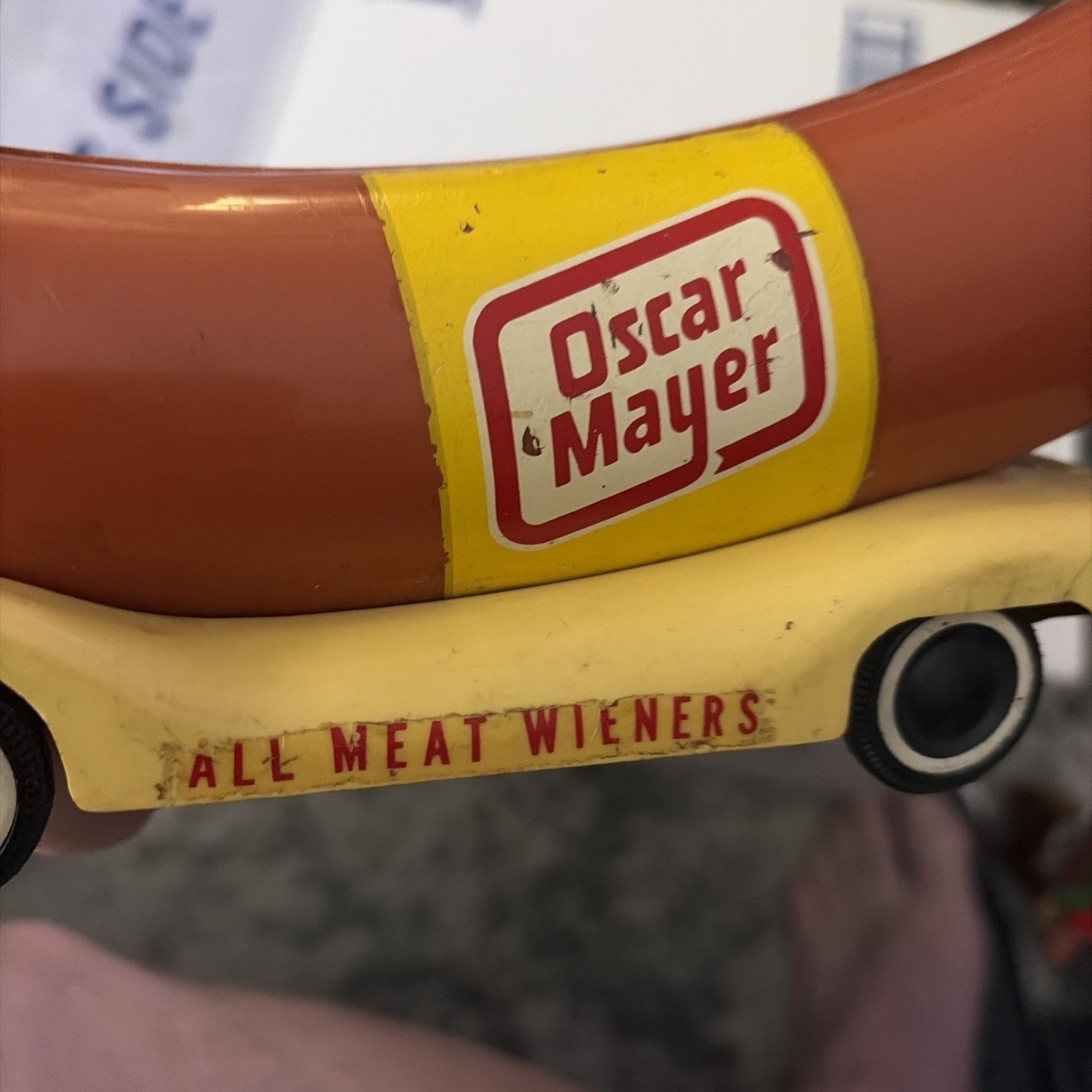 Vintage Large Oscar Mayer Wiener Mobile Coin Bank Vintage Car the real deal