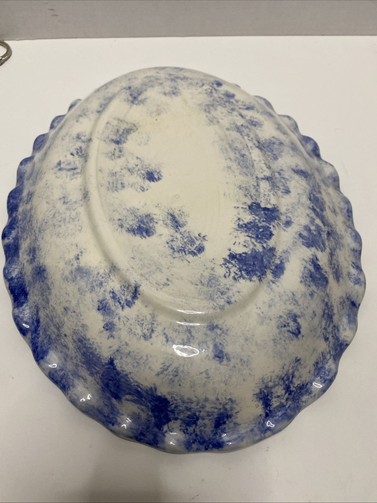 Michigan wolverine serving platter 14 1/2” x 10 1/2” glazed