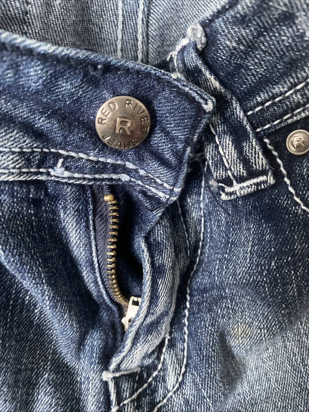 Red Rivet Womens Size 7 Blue Jeans Skinny Leg  Jeans