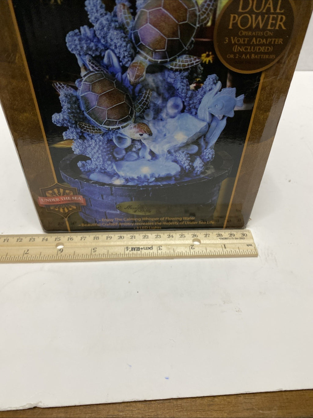 Collectors Series Diving Turtles LED Fountain Lighted Turtles Under the Sea