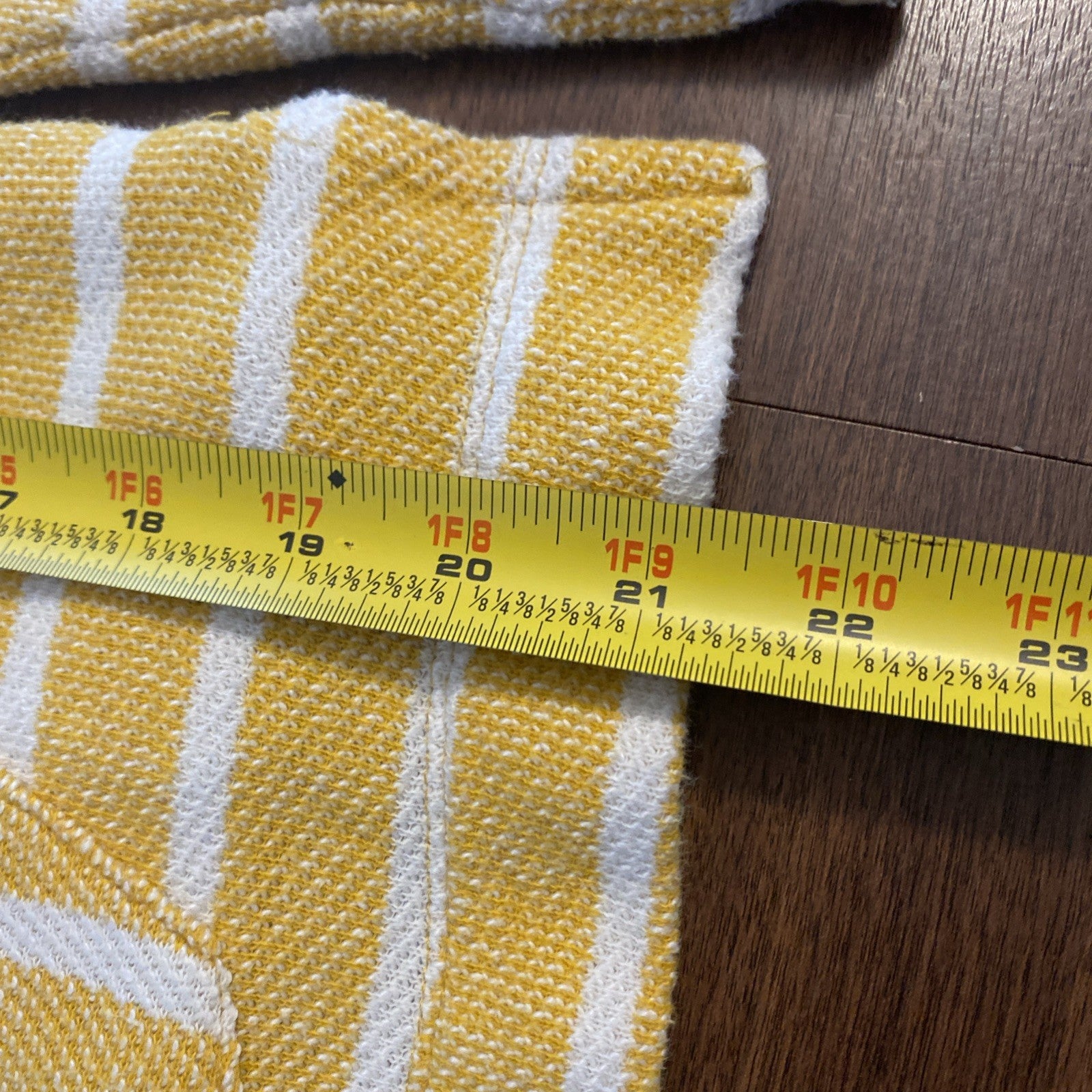 Old Navy women’s size small hoodie yellow striped long sleeve top