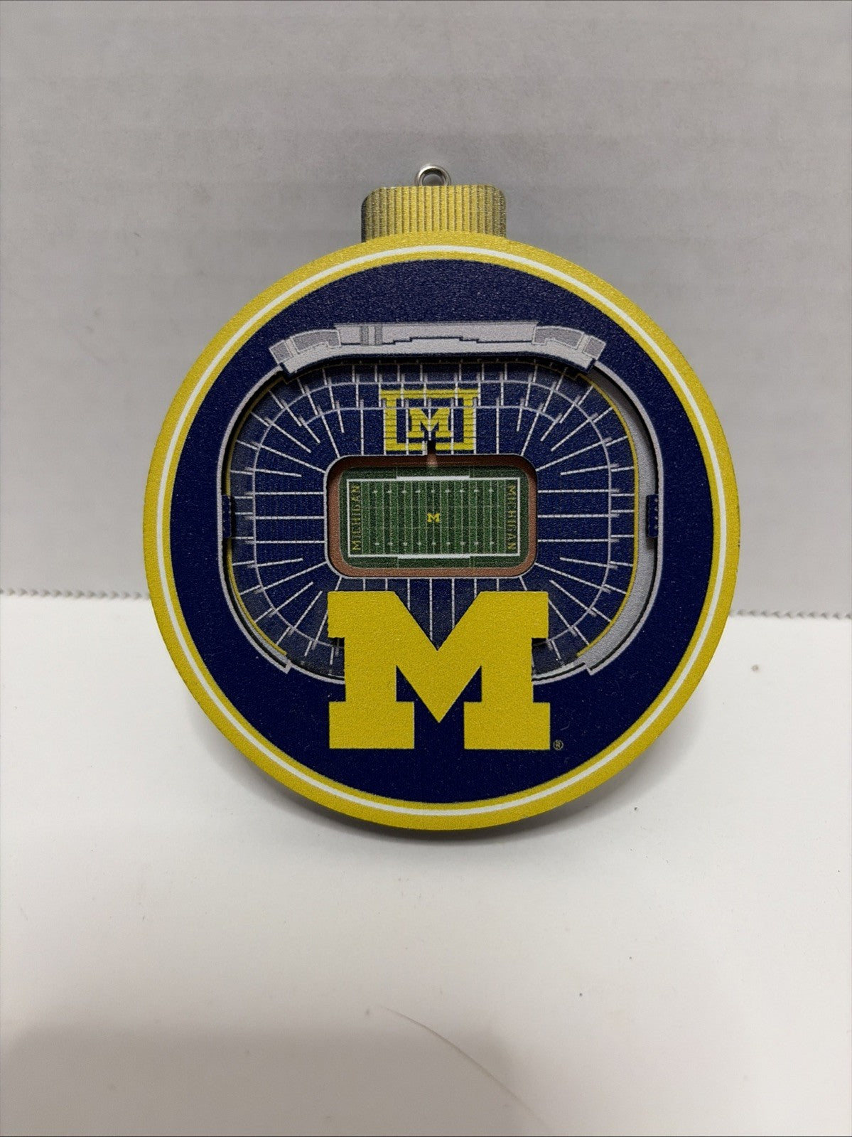 Michigan Wolverines, 3D Stadium Ornament, NCAA Football Stadium Christmas