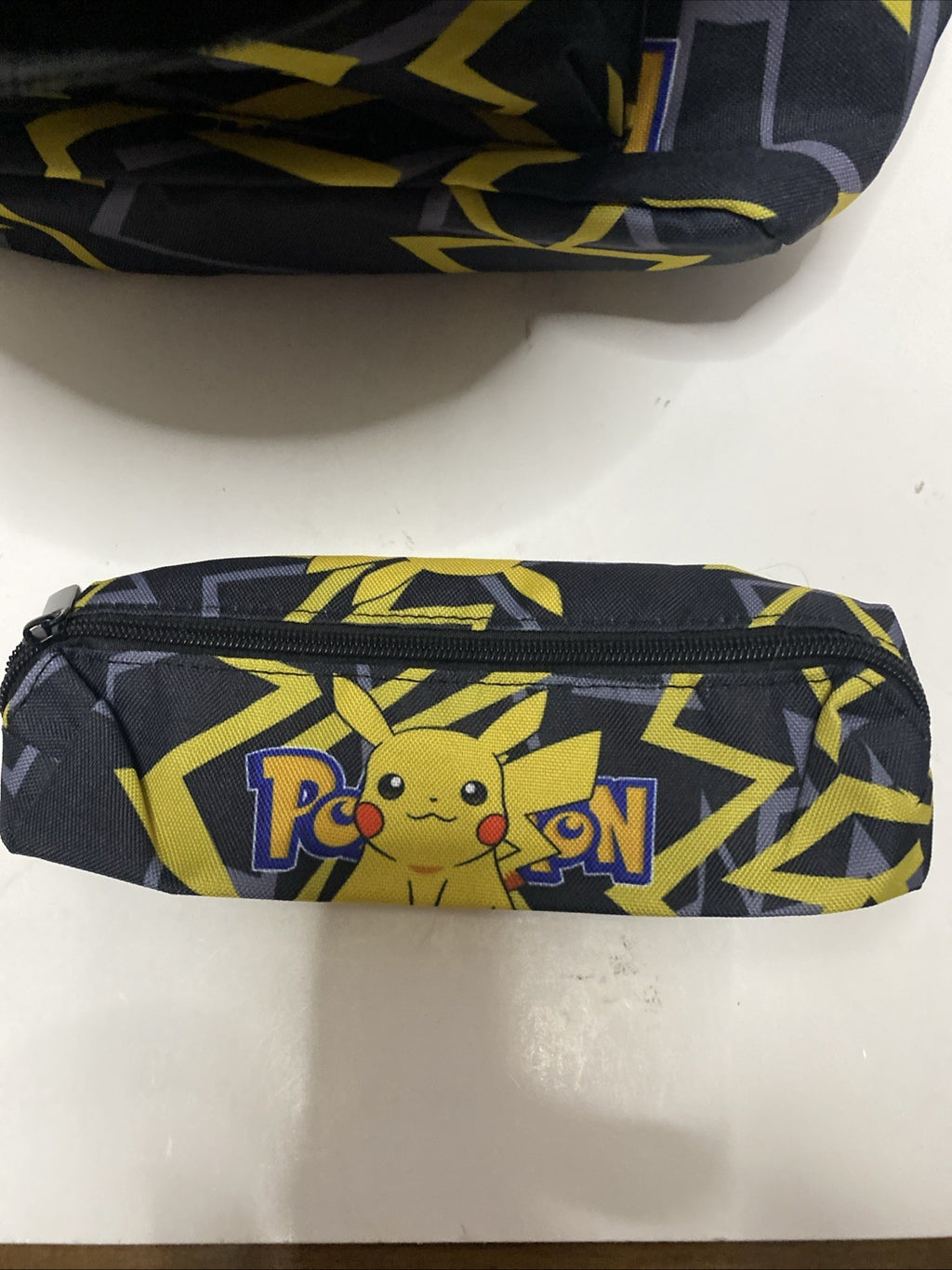 Pokemon Pikachu Backpack Thunderbolt ART NEW Kid Anime Cartoon Themed School Bag