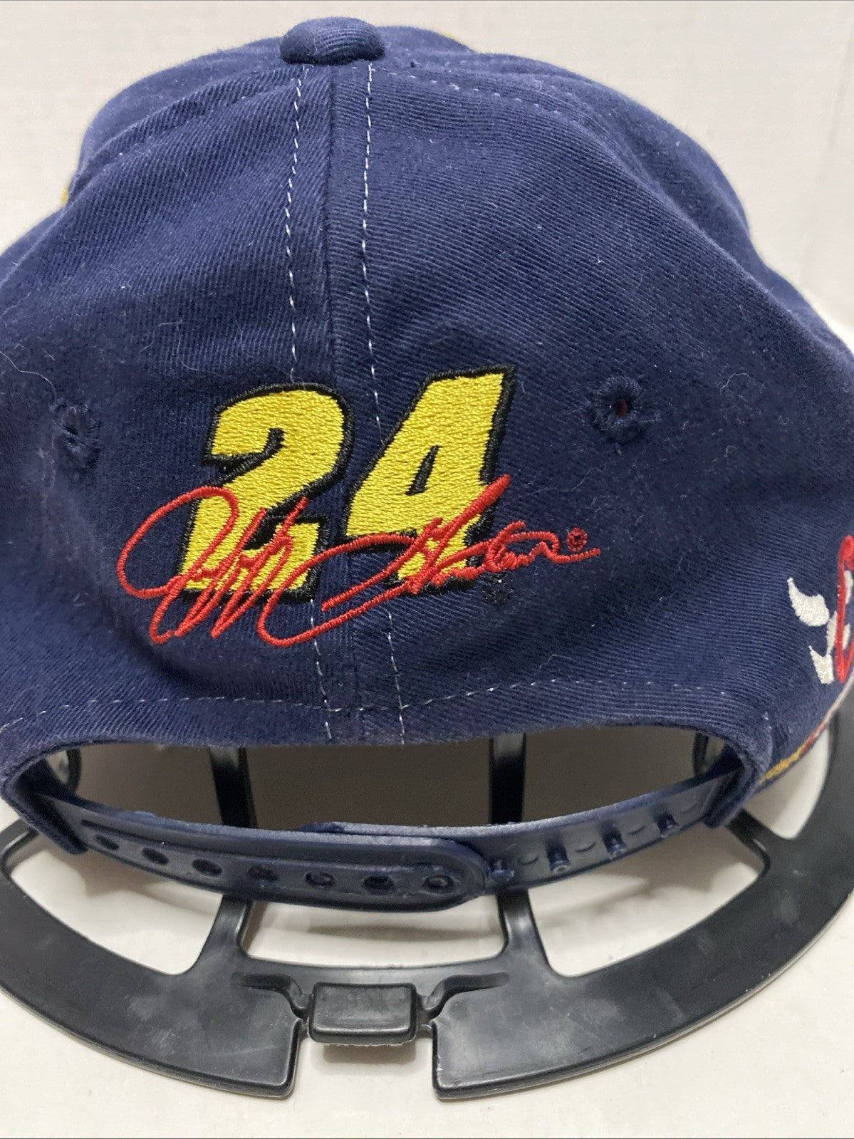Dupont Motorsports Nascar Navy Blue W/Flames #24 Chase Authentic Hat Cap