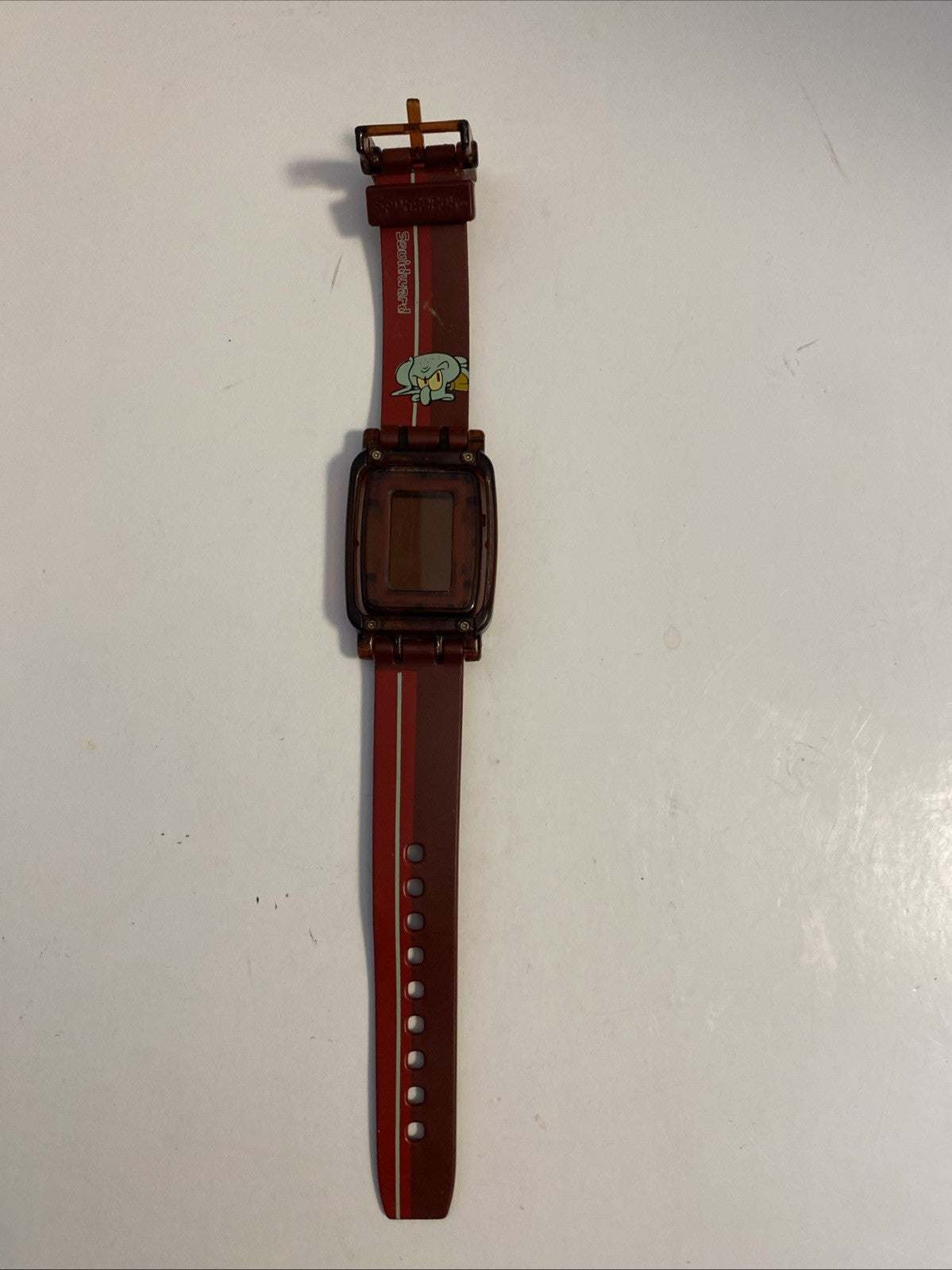 Burger King 2004 Squidward Watch Nickleodeon Spongebob Squarepants Movie No Tin
