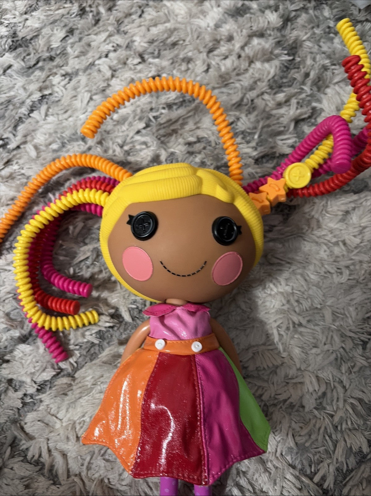 Lalaloopsy April Sunsplash Silly Hair Doll 2009 Multicolored Rainbow Raincoat
