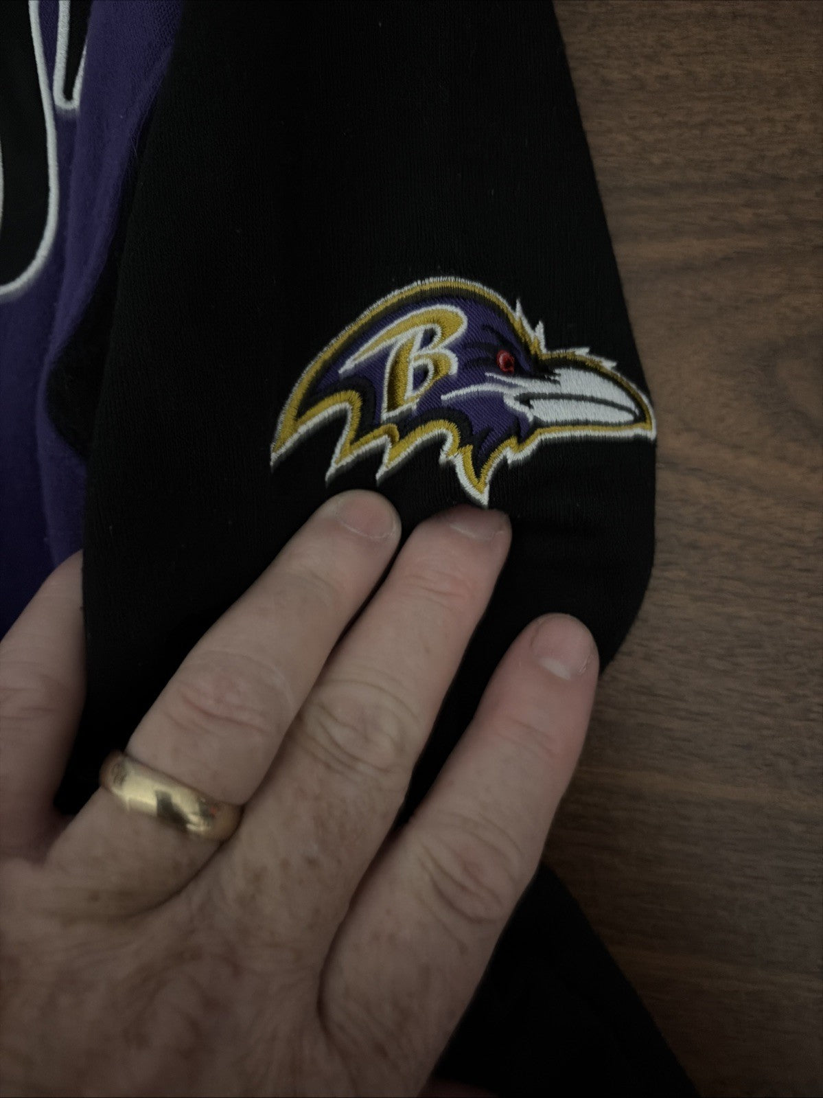 NFL Baltimore Ravens Youth Size XL XLarge (18) Purple Hoodie