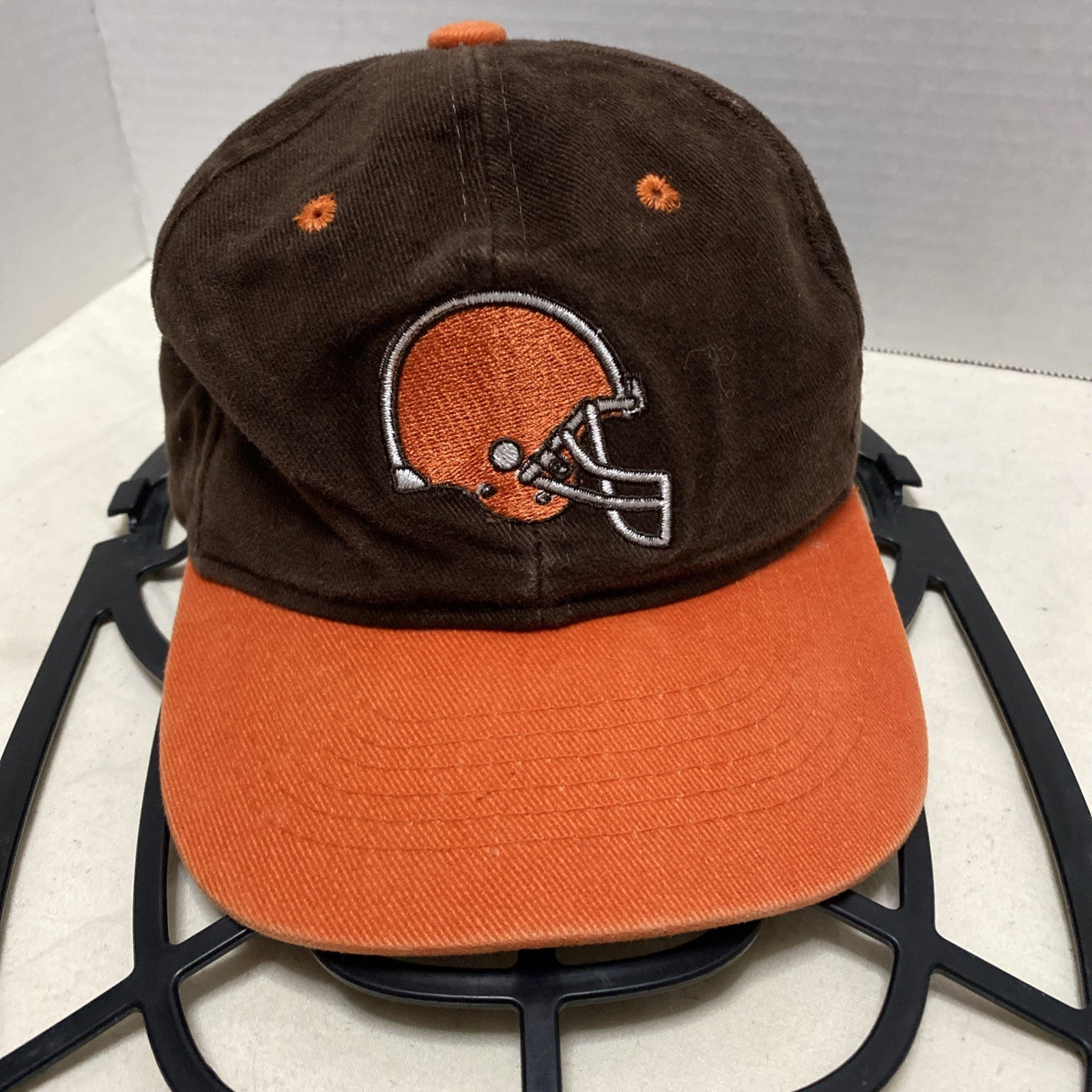Vintage Cleveland Browns Hat NFL The Cap Adjustable 90’s Football Brown Orange