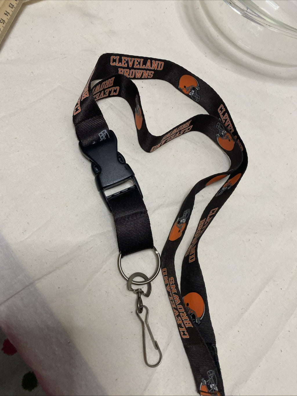 NFL Football Cleveland Browns high quality lanyard keychain Fast Ship USA seller