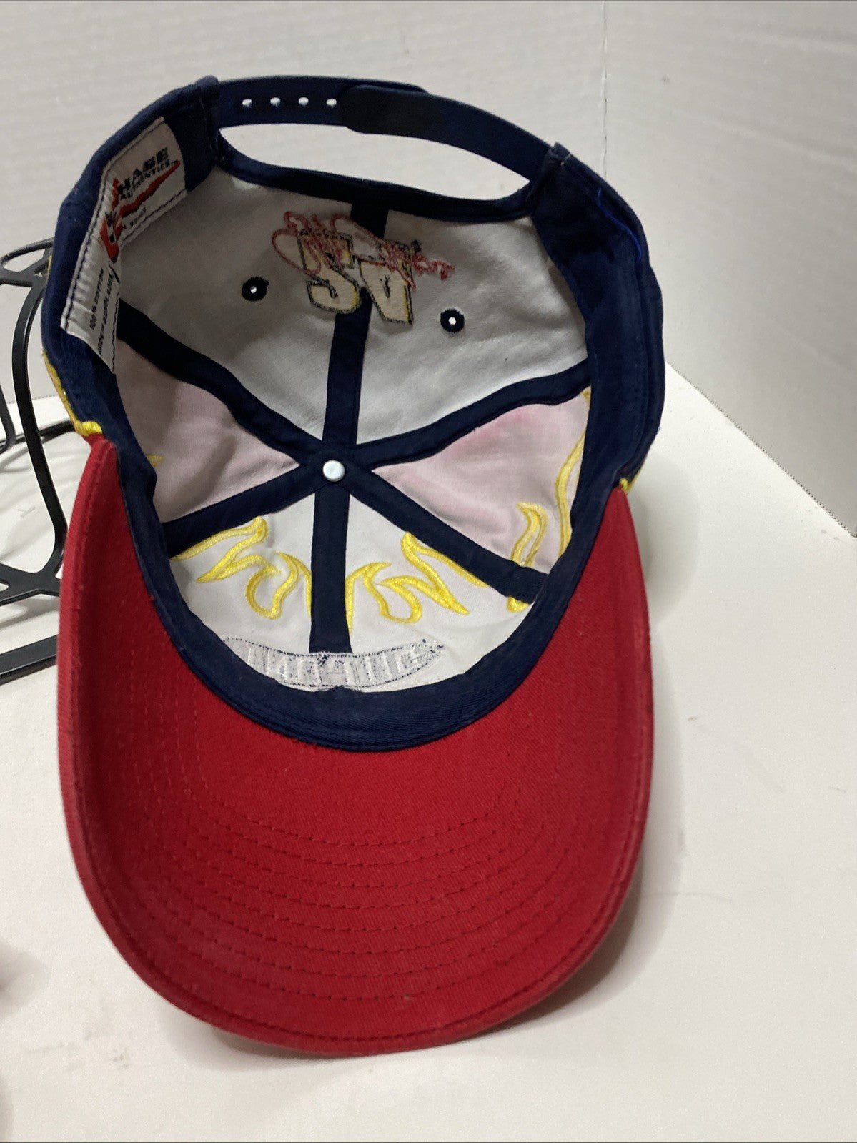 Dupont Motorsports Nascar Navy Blue W/Flames #24 Chase Authentic Hat Cap
