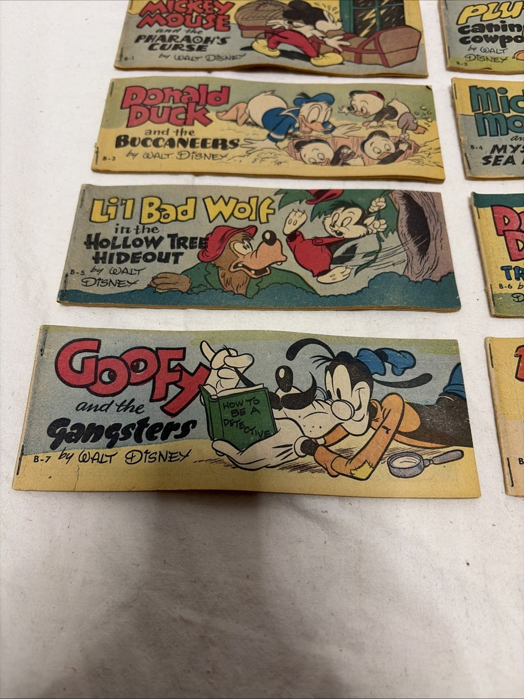 WHEATIES CEREAL PREMIUM MINI GIVEAWAY PROMO SET B MICKEY MOUSE 1 2 3 4 5 6 7 8