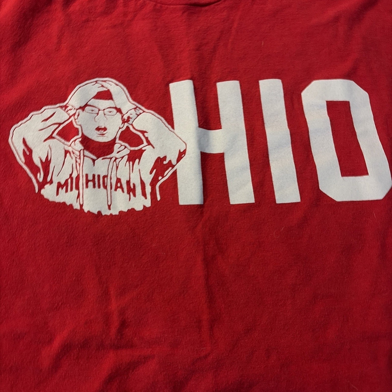 Ohio State University Ohio Upset Michigan Large T-Shirt Red Men’s Large