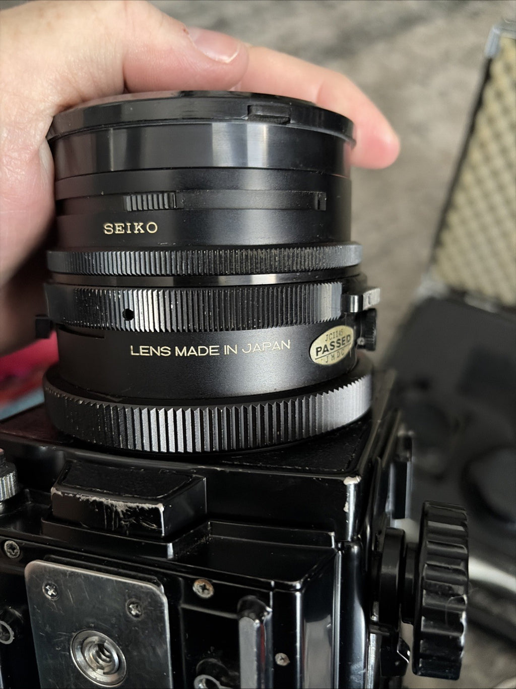Lot Mamiya RB67 Pro S 90mm f/3.8 Sekor C Lens Film Camera Case And Equipment