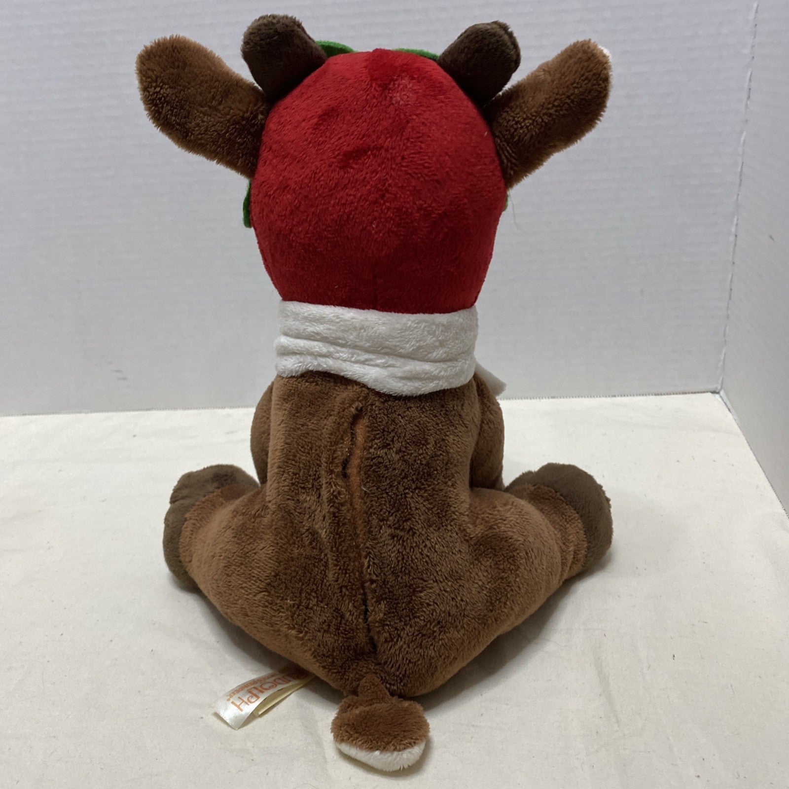 Rudolph The Red Nosed Reindeer Musical With Light Show Spinning Nose ( Works!!)