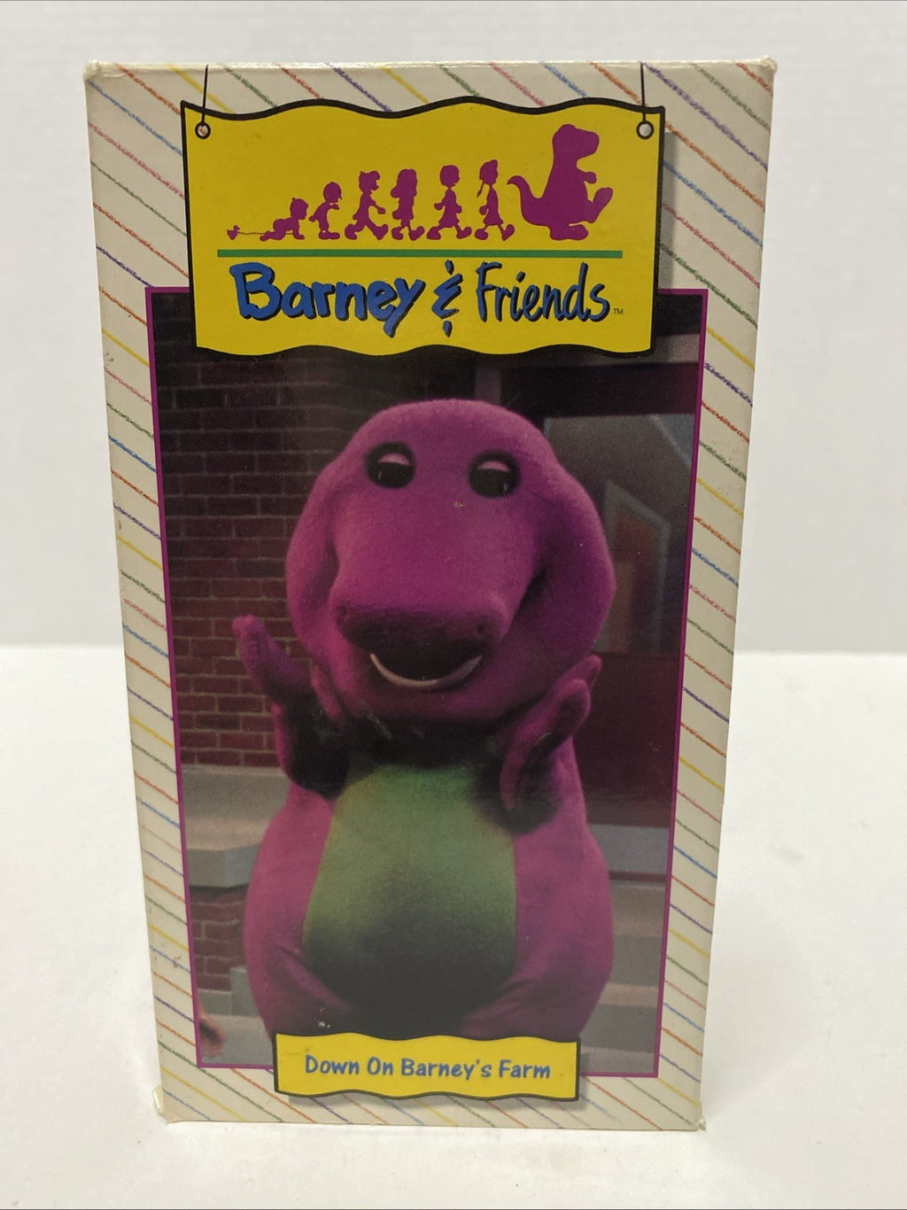Vintage 1992 Barney & Friends VHS Down On Barney's Farm
