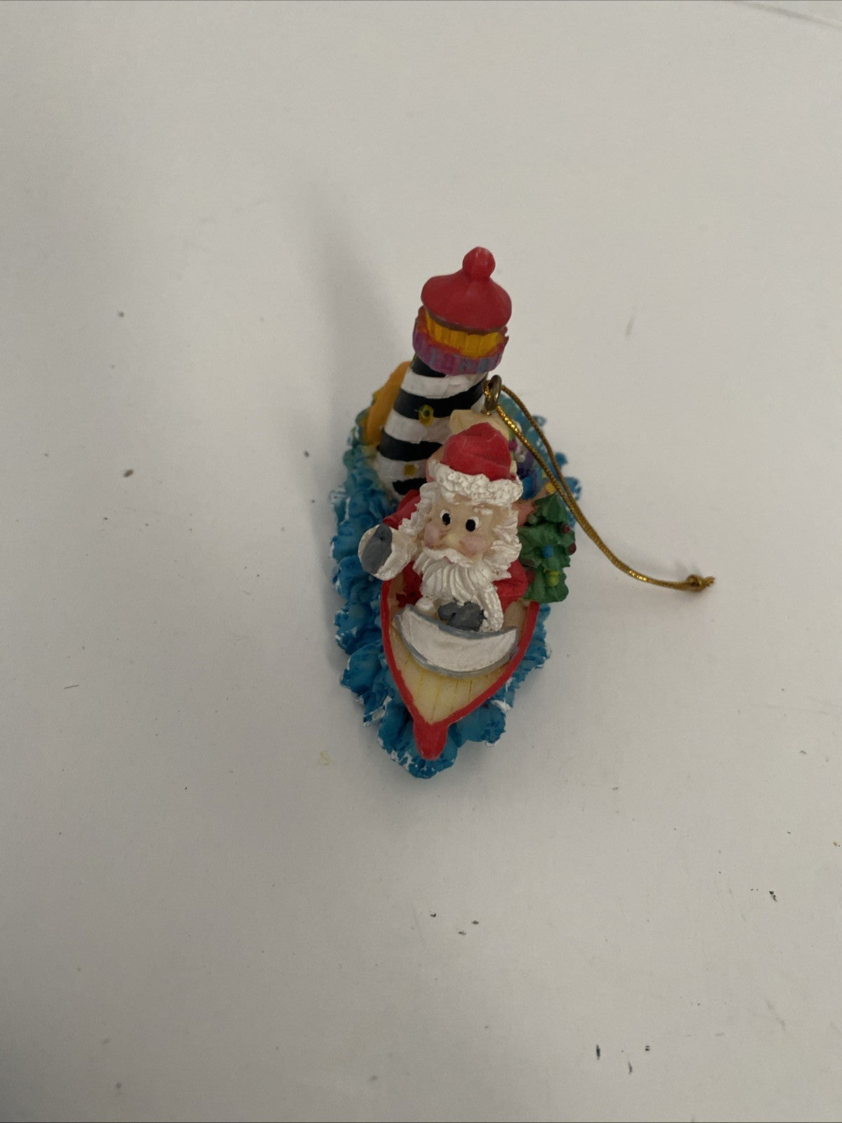 Seaside Santa ornaments Christmas tree decorations