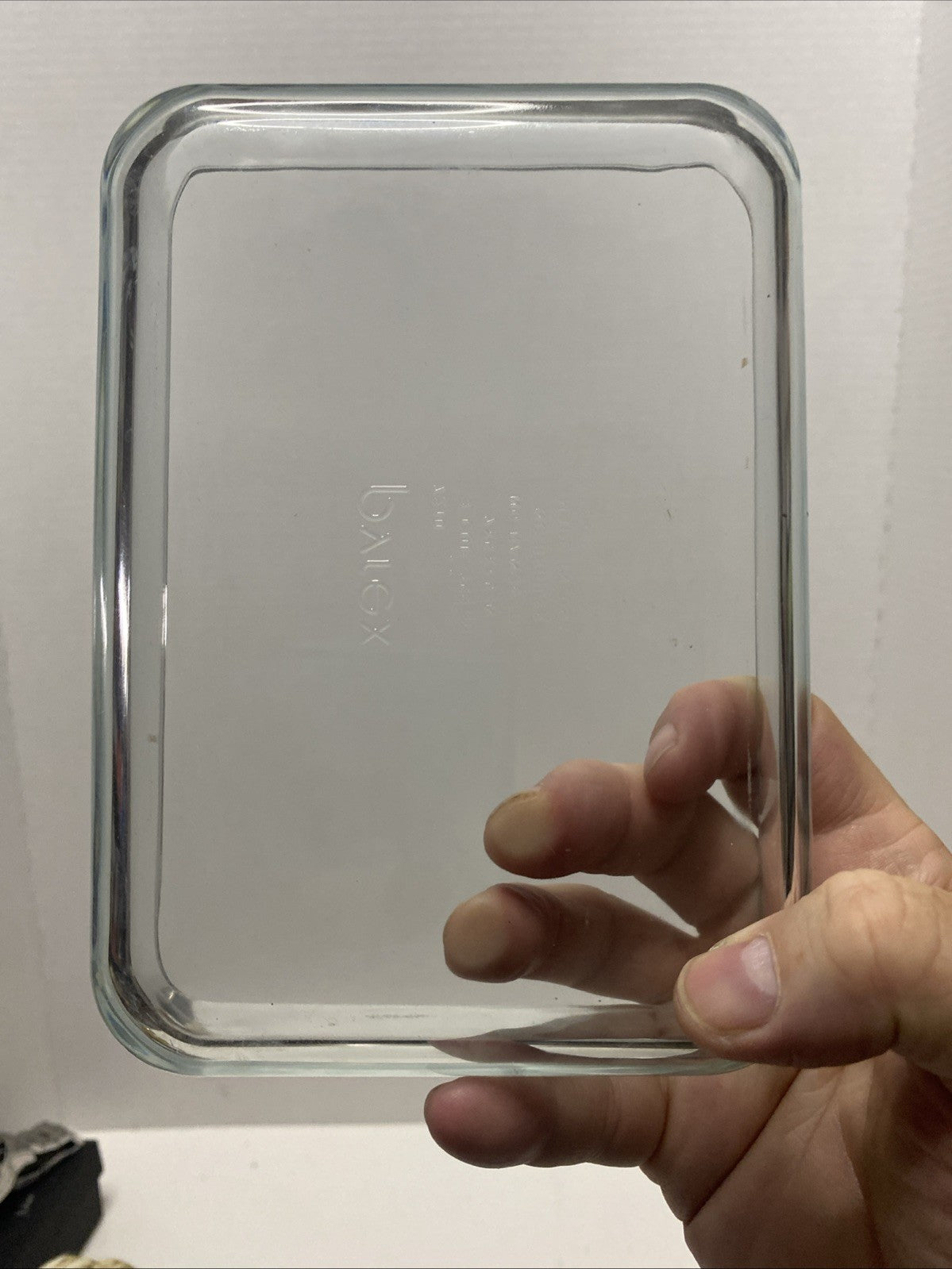 Vintage  PYREX 3 Cup Aqua Glass Baking Pan 7210 7" x5" x 1.5"  Made In USA