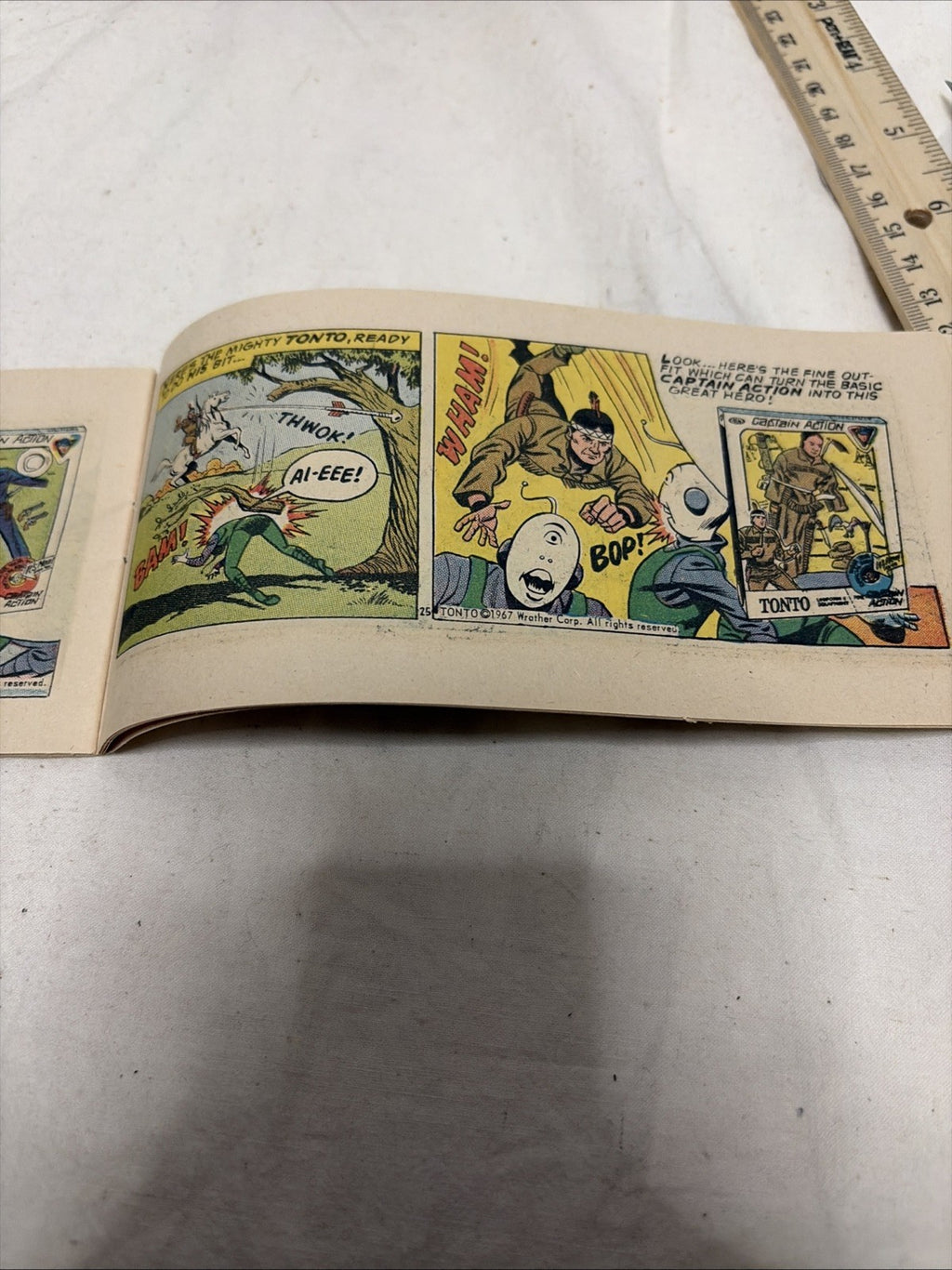 CAPTAIN ACTION AND ACTION BOY RARE MINI COMIC, 1967