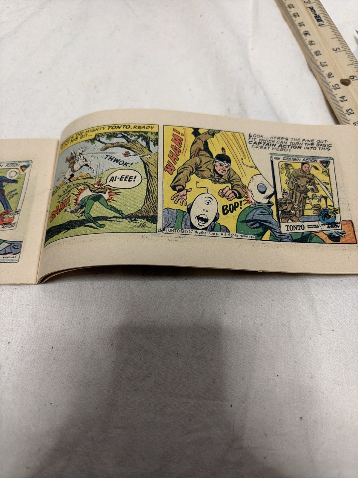 CAPTAIN ACTION AND ACTION BOY RARE MINI COMIC, 1967