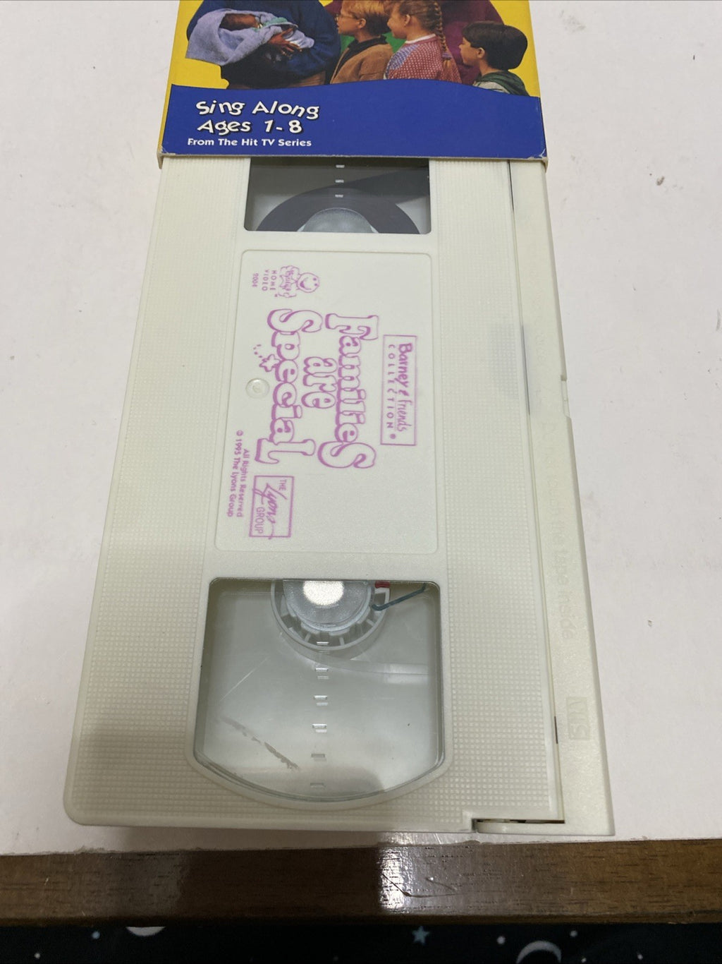 Barney - Families are Special (VHS, 1995) Vintage Childrens TV Show Sing Along