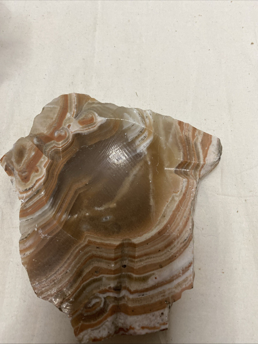 Vintage Ashtray Marble Stone  Mid-century Modern