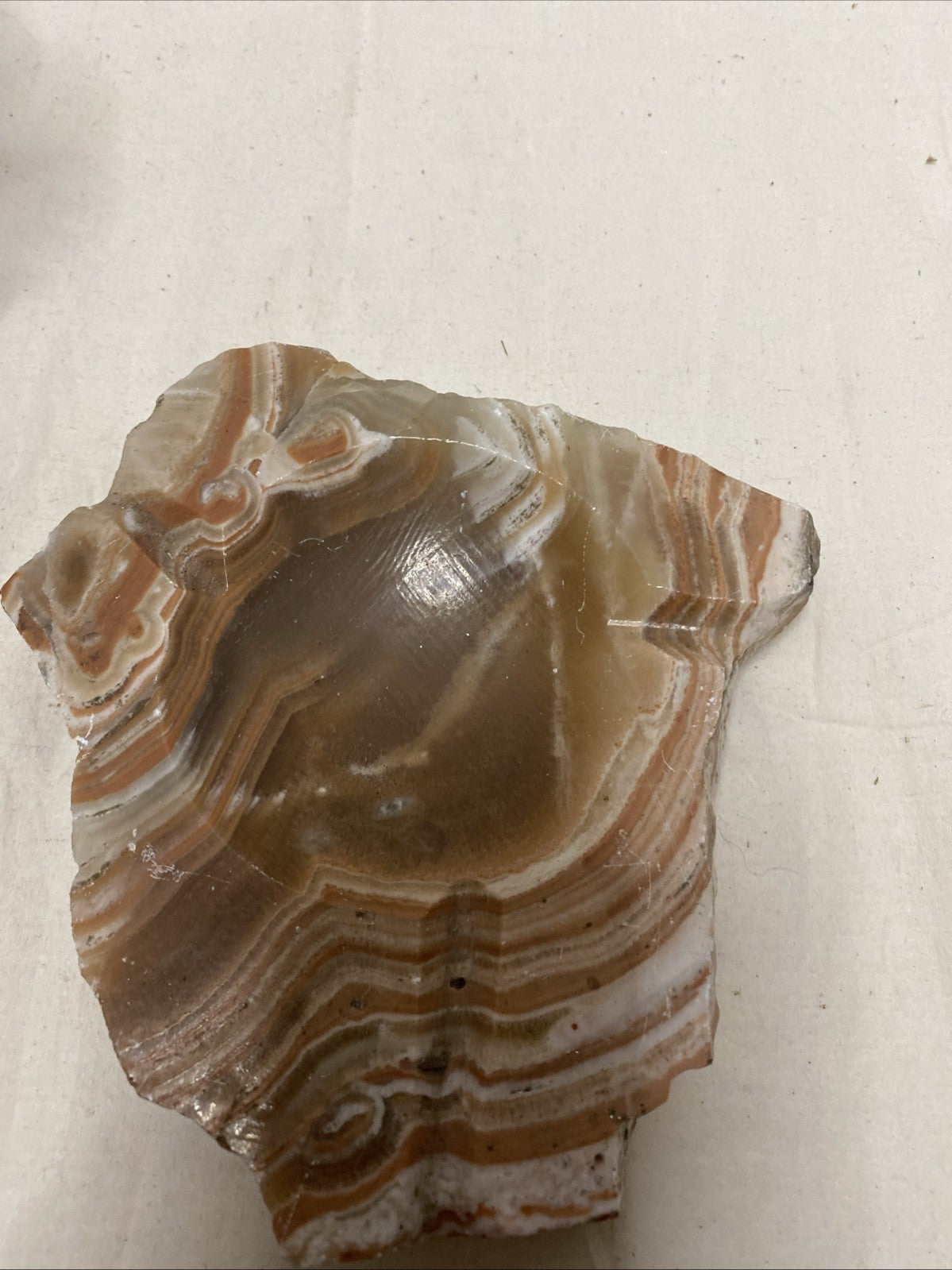 Vintage Ashtray Marble Stone  Mid-century Modern