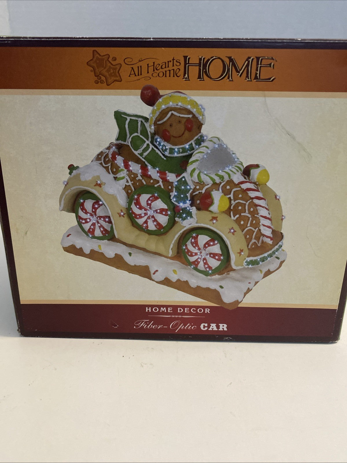 Cracker Barrel All Hearts Come Home, Home Decor Fiber Optic Car in Box