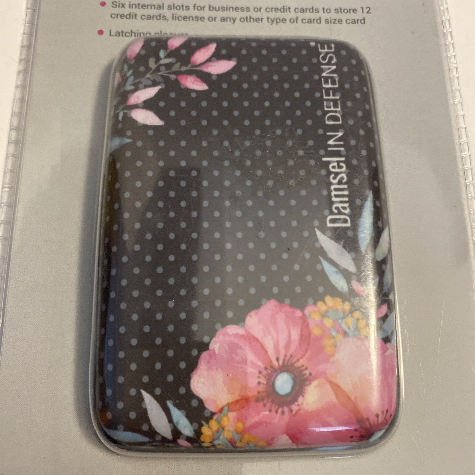 Damsel In Defense Women's RFID Wallet The Daphne Concealed Collection Travel NIP