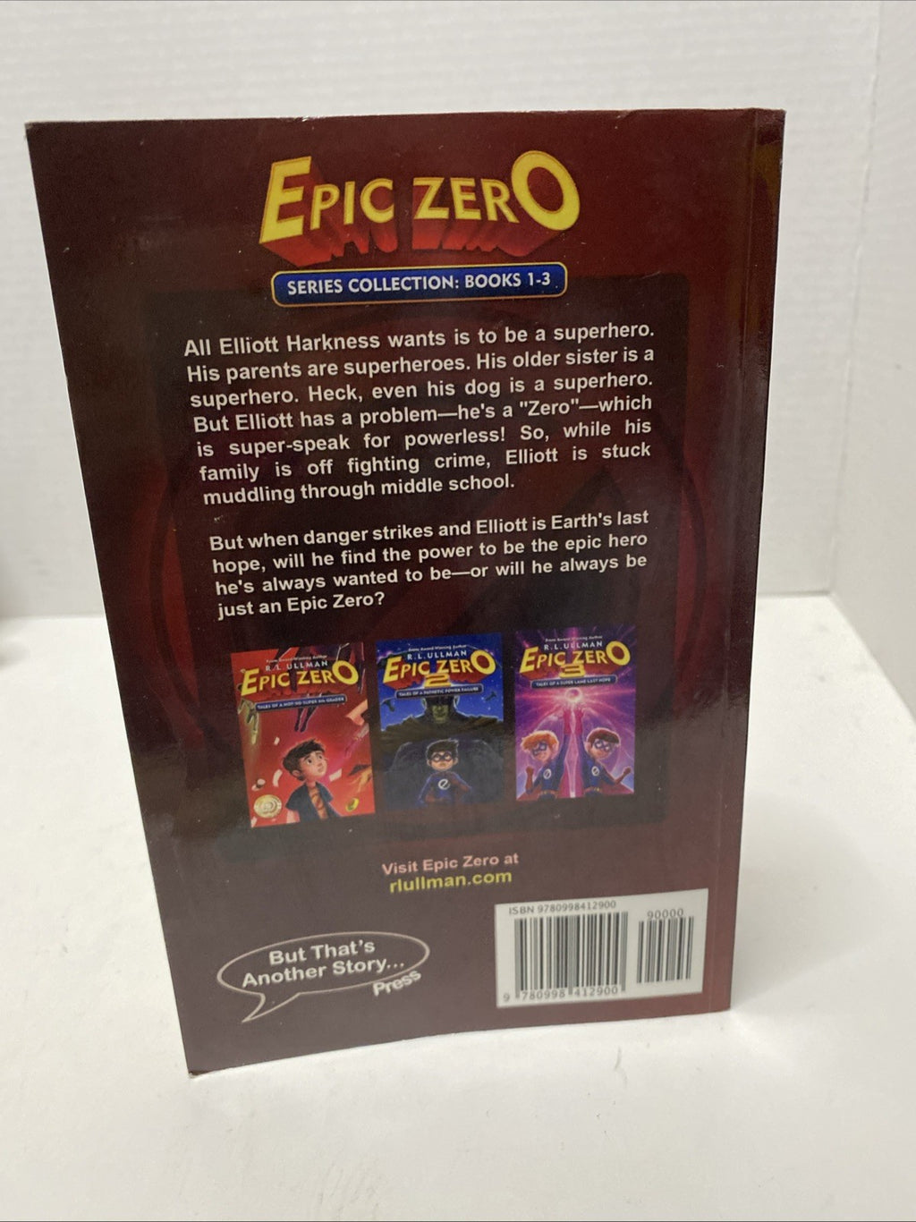 Epic Zero Series Epic Zero Collection Books 1-3 By R L Ullman Paperback