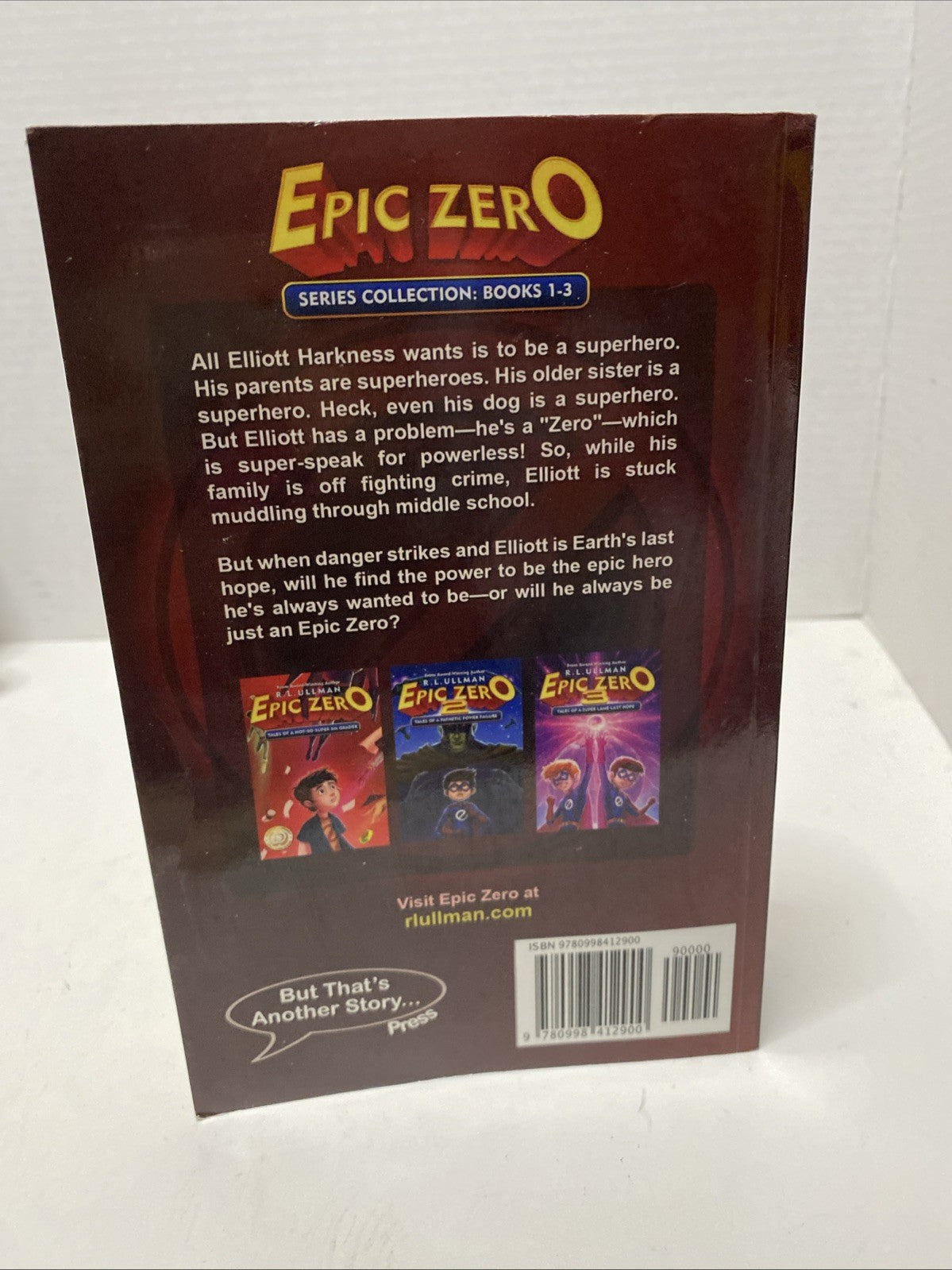 Epic Zero Series Epic Zero Collection Books 1-3 By R L Ullman Paperback