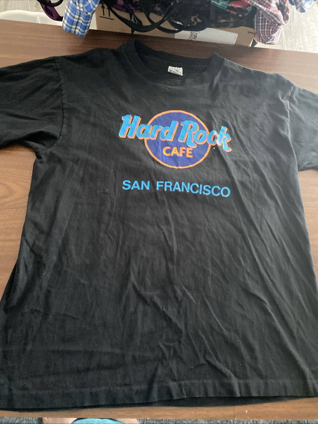 Vintage Hard Rock Cafe San Francisco Shirt Black Single Stitch USA Made Size XL