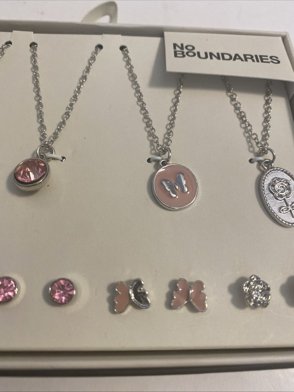 No Boundaries Five necklaces and Matching earrings sets