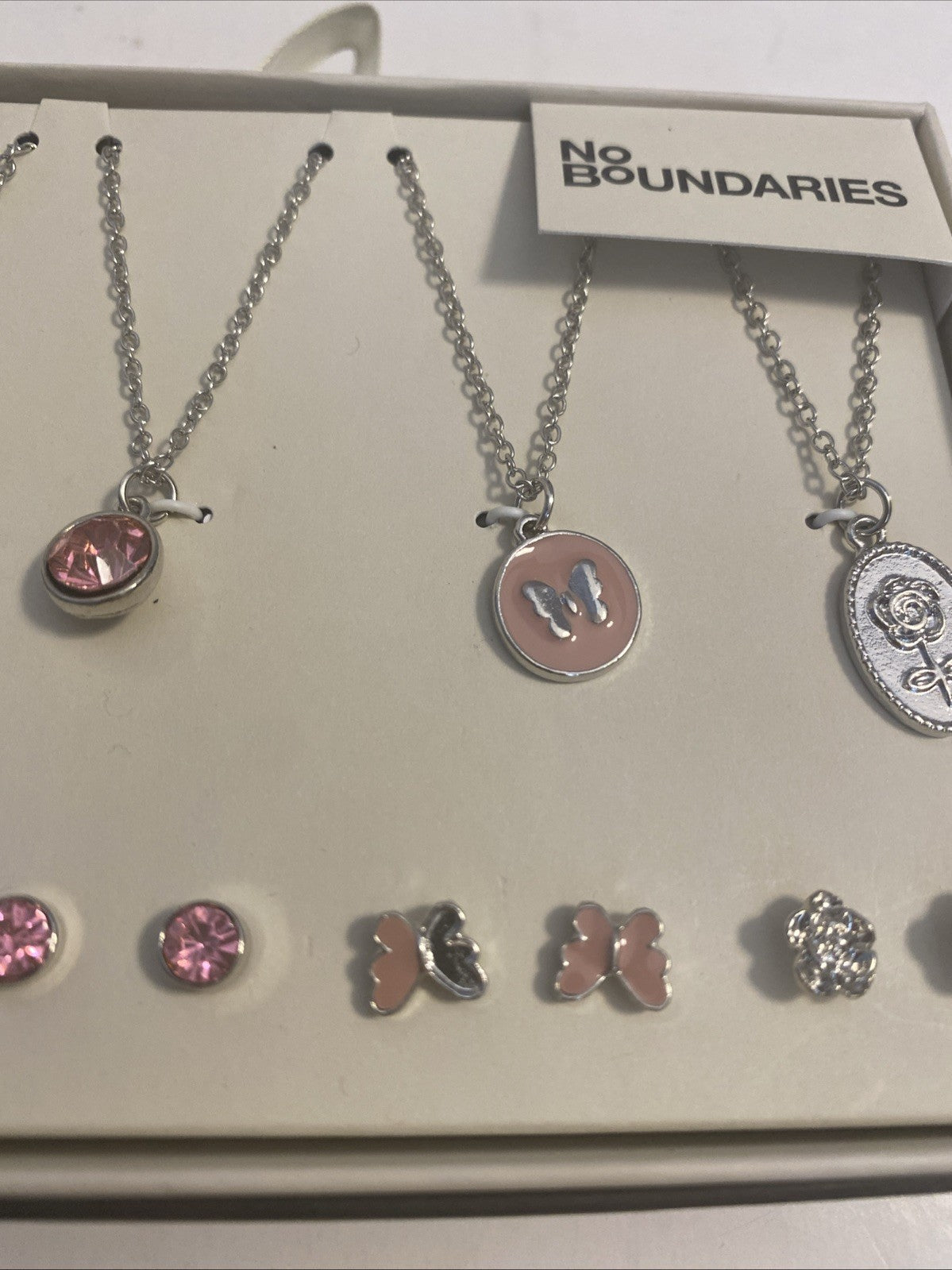 No Boundaries Five necklaces and Matching earrings sets