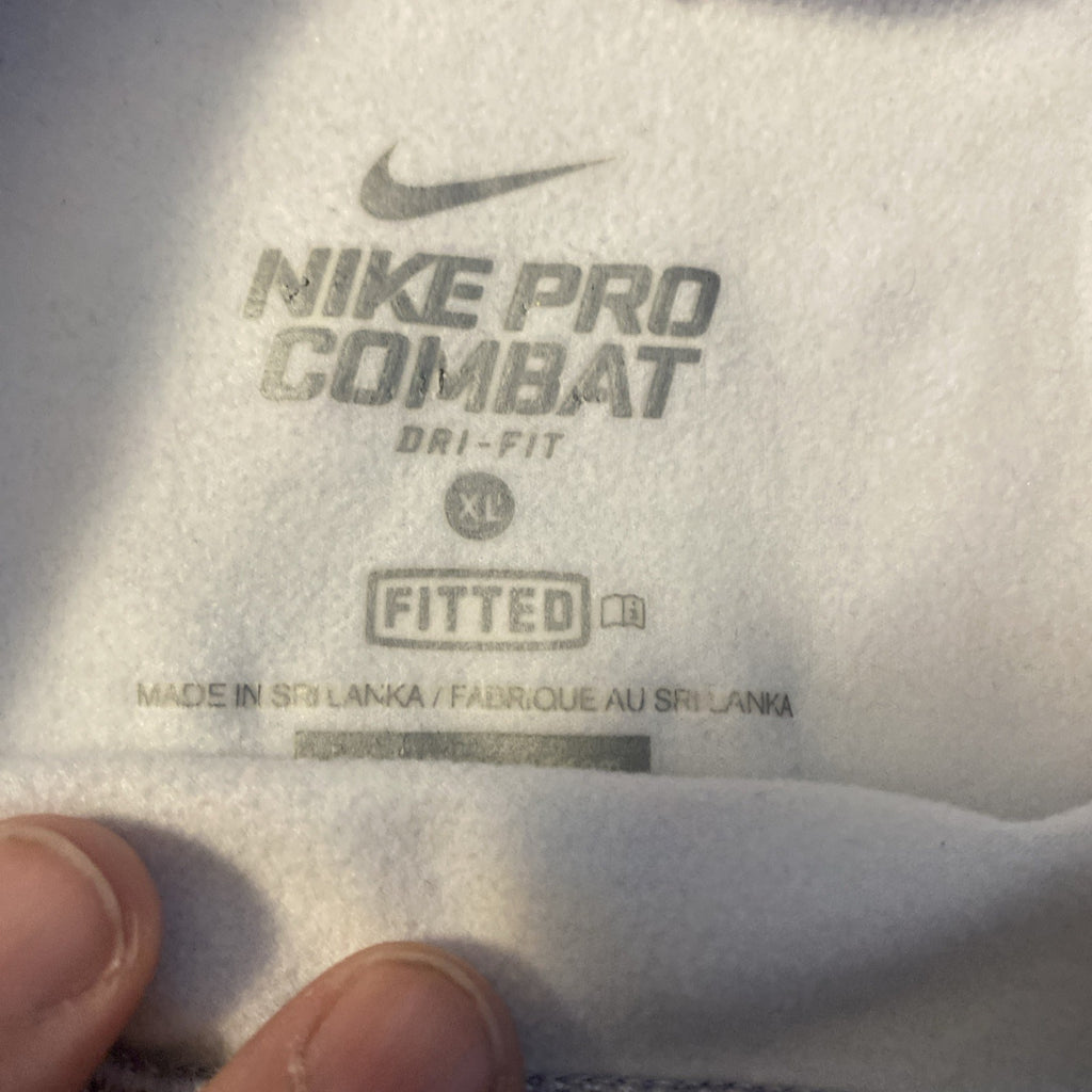 Nike pro combat drive fit extra large fitted long sleeve shirt