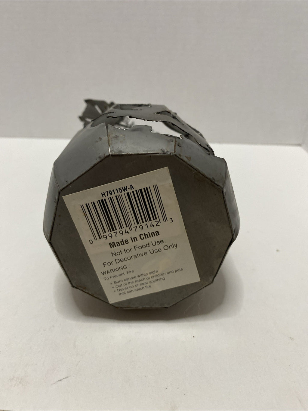 Halloween Pumpkin Votive Candle Holder - Metal