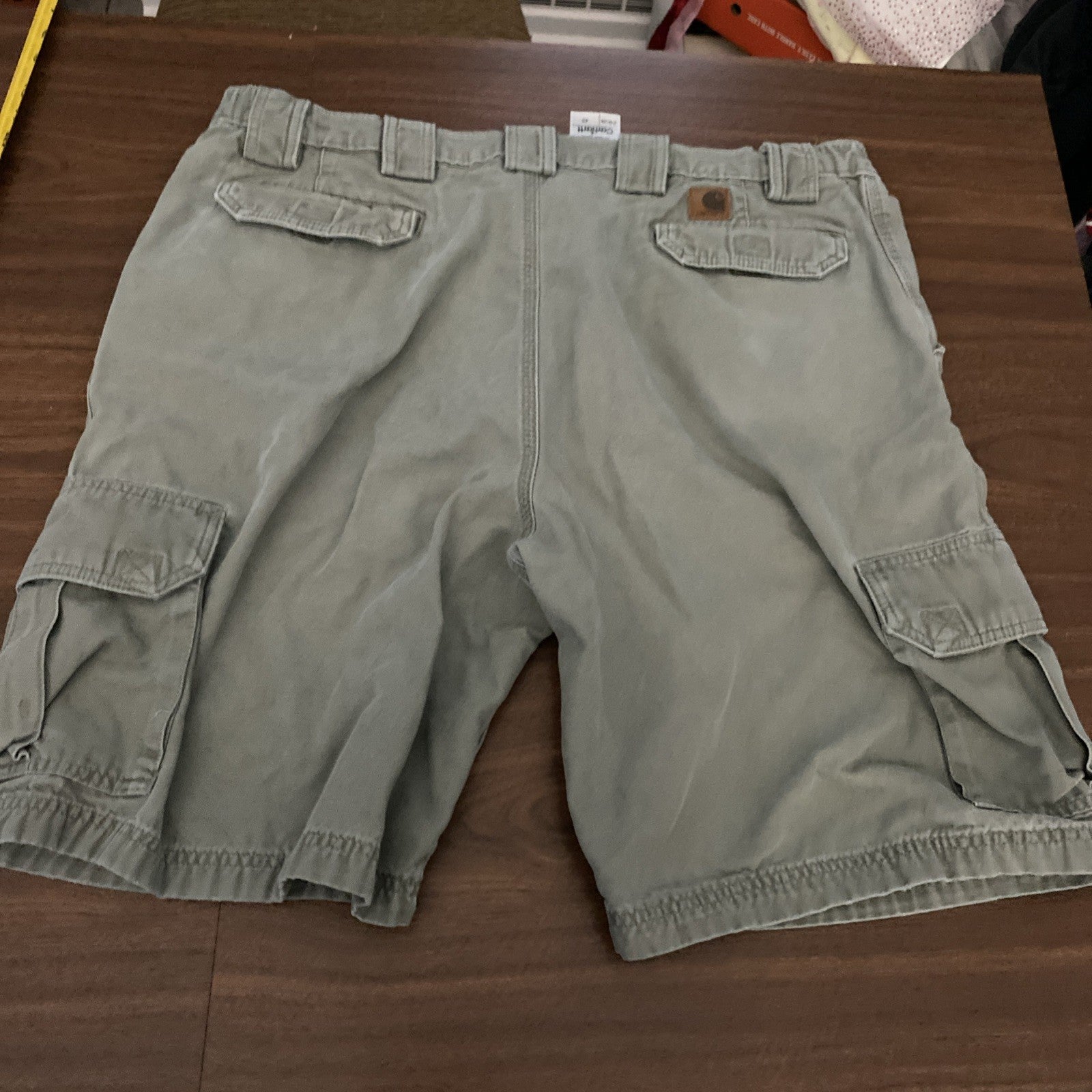 Carhartt Men's Relaxed Fit Cargo Shorts Size 40 Inseam 9" 102514-232 Free Ship ✨