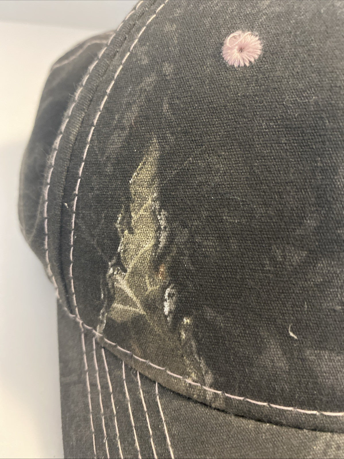 Signature ball cap camouflage and paint trim adjustable back