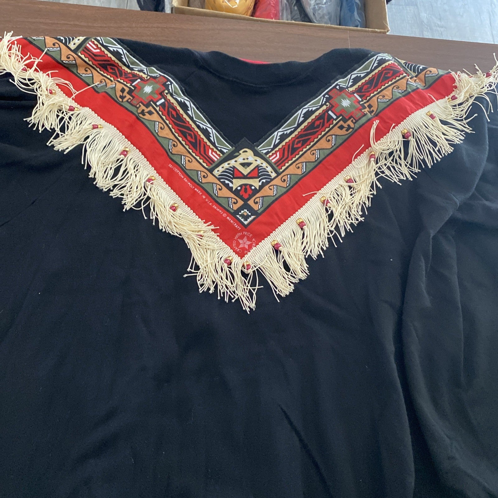Frankly country Native American custom sweat jacket long sleeve 2XL