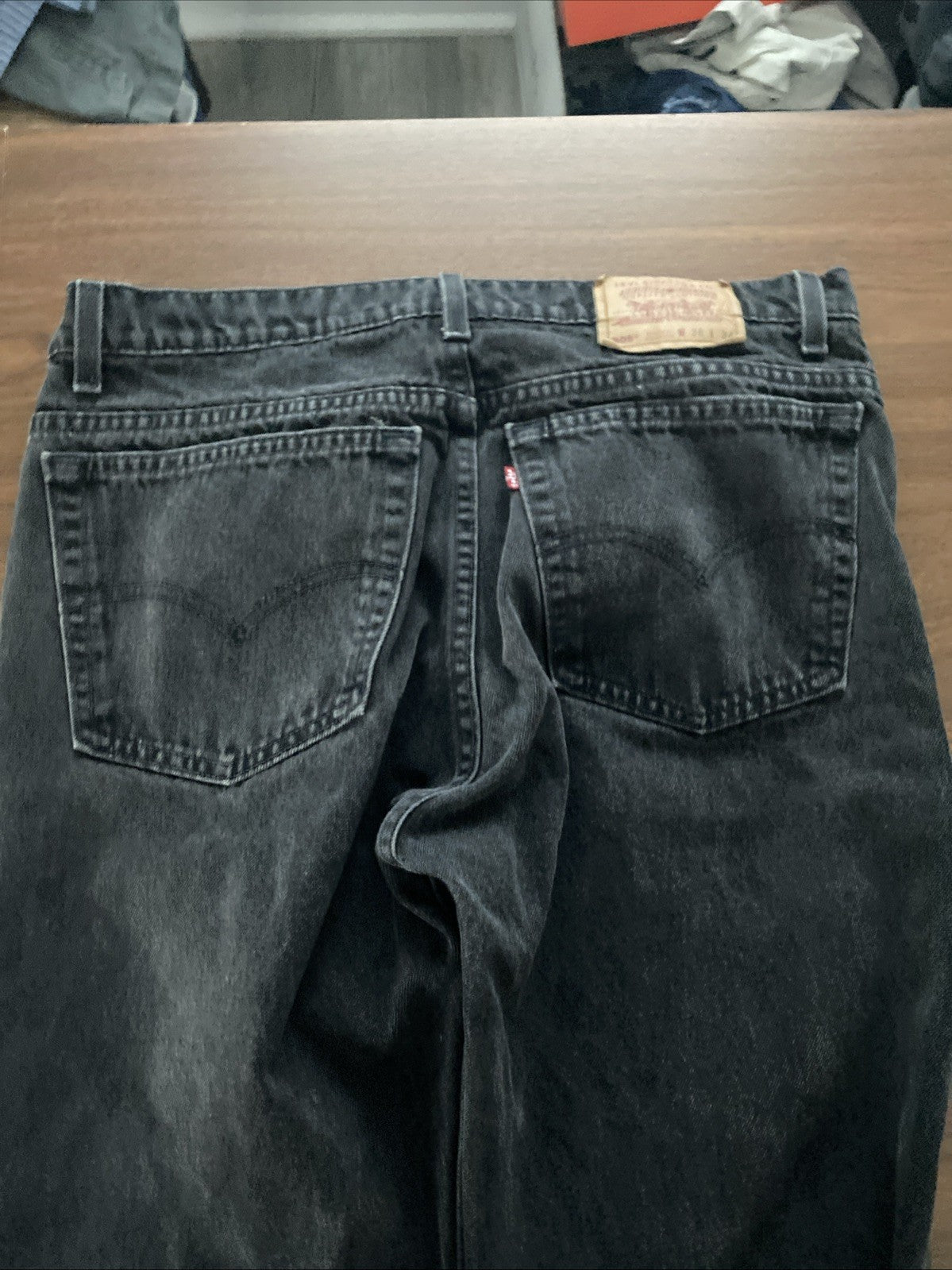 Levi jeans 38X 34 black denim jeans