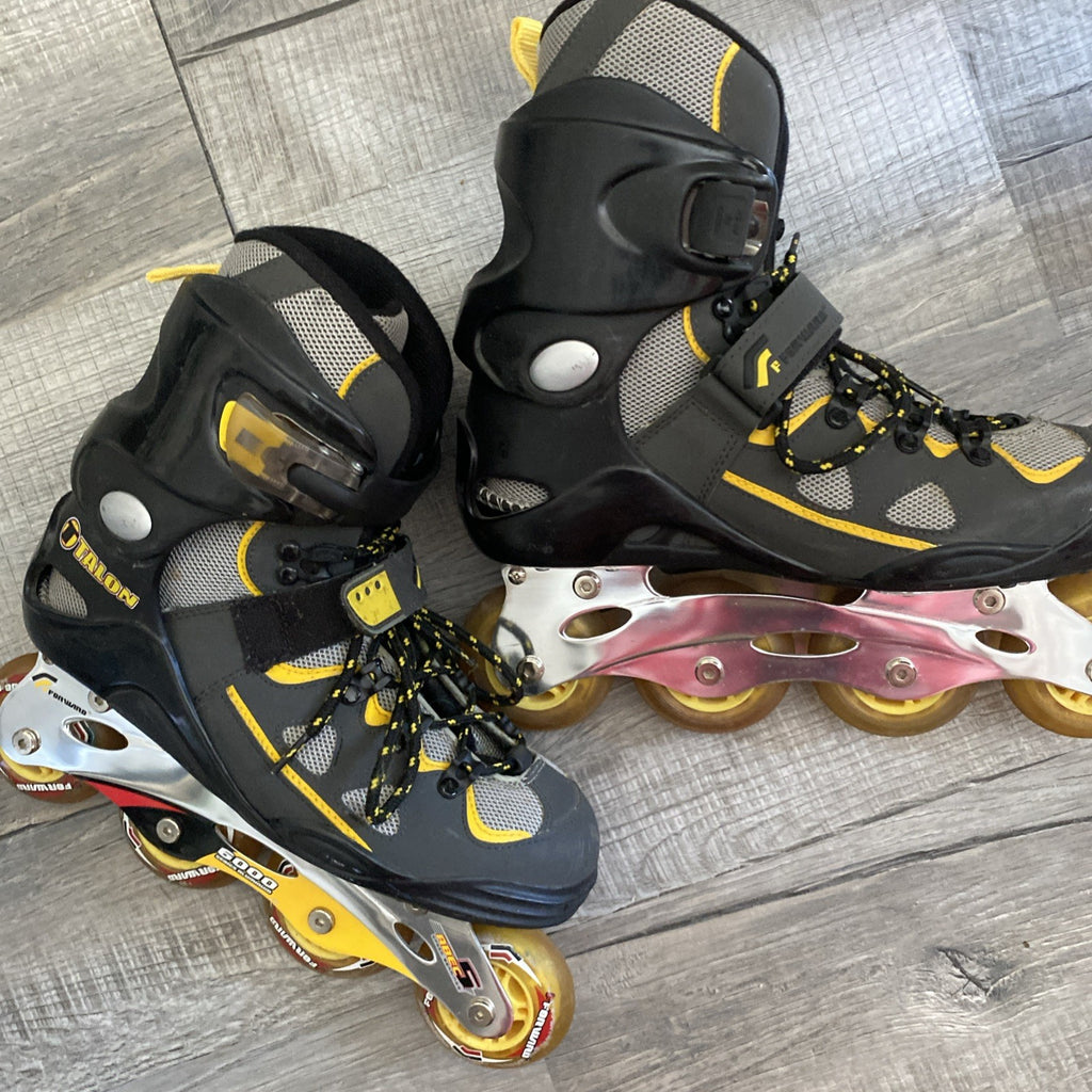 Forward Talon 6000 Series Aluminum Roller Skates Blades Men's Size 7