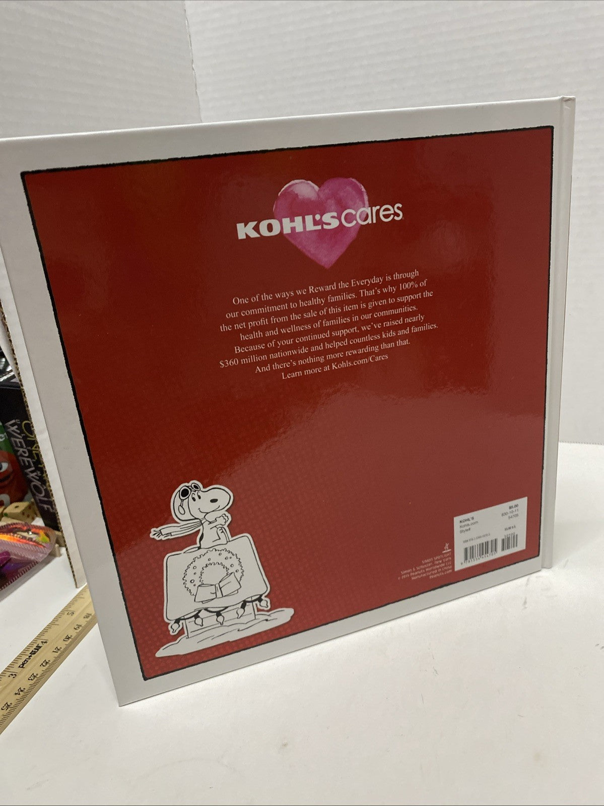 Kohl's Cares ~Peanuts ~A Charlie Brown Christmas Book ~ 2015~ By~ Charles Schulz