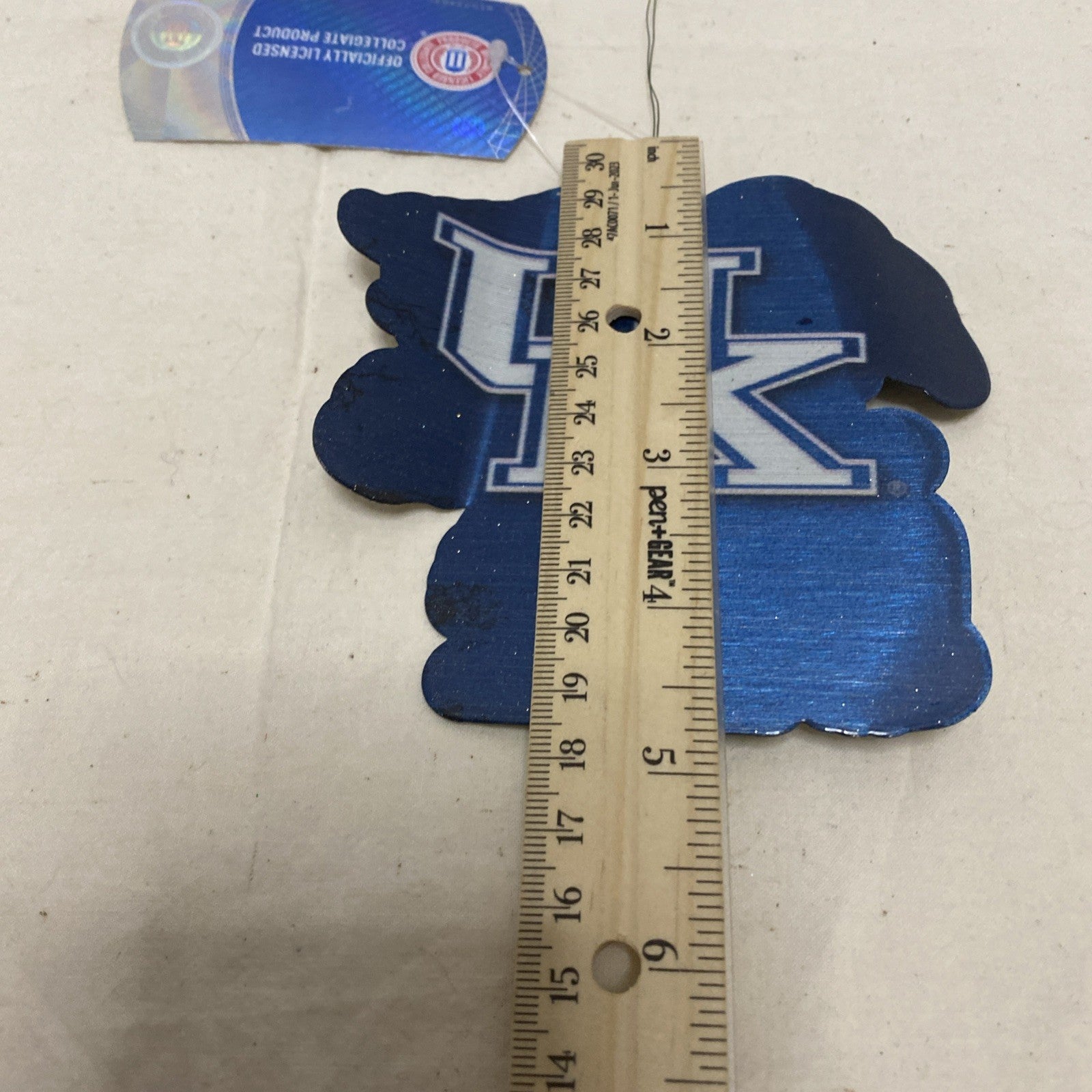 University of Kentucky WILDCATS UK with MASCOT Christmas Ornament
