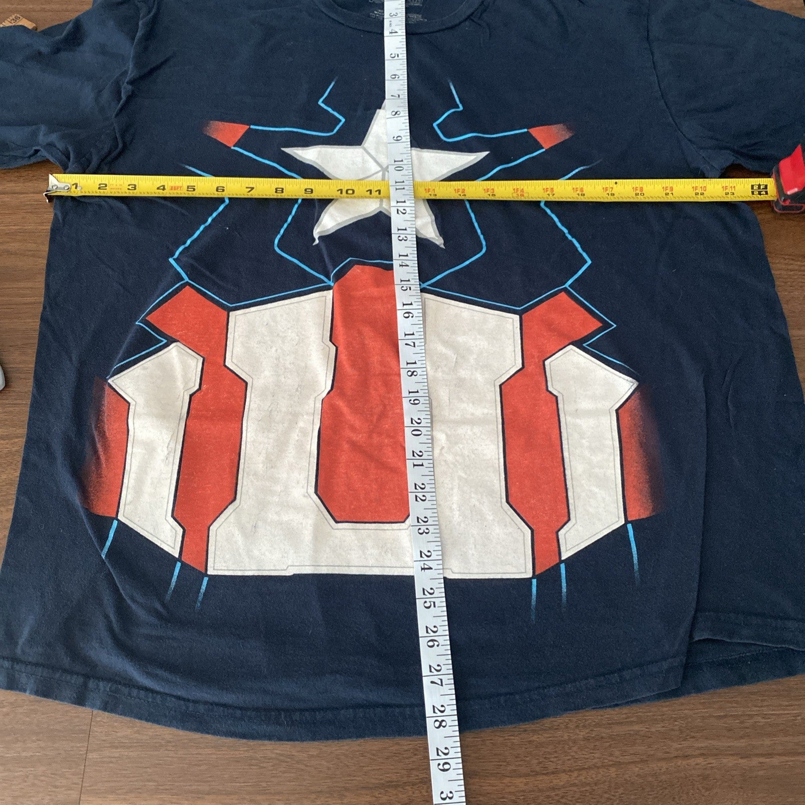 Captain America Marvel Avengers T Shirt Men's Size XL free shipping
