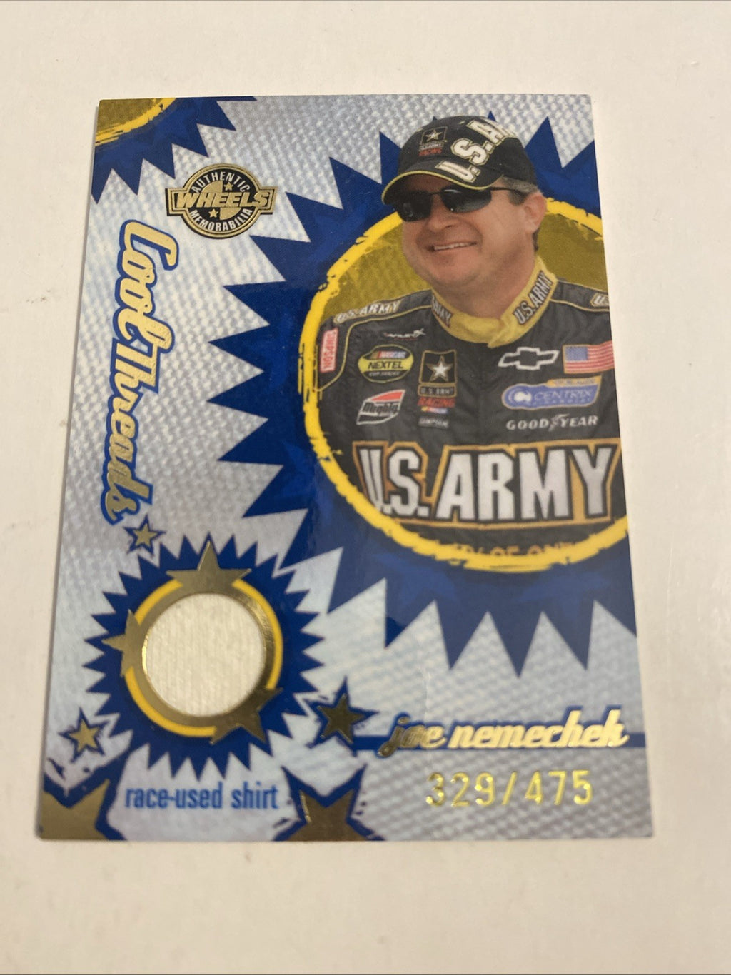 2005 WHEELS AMERICAN THUNDER COOL THREADS #CT8 JOE NEMECHEK 329/475