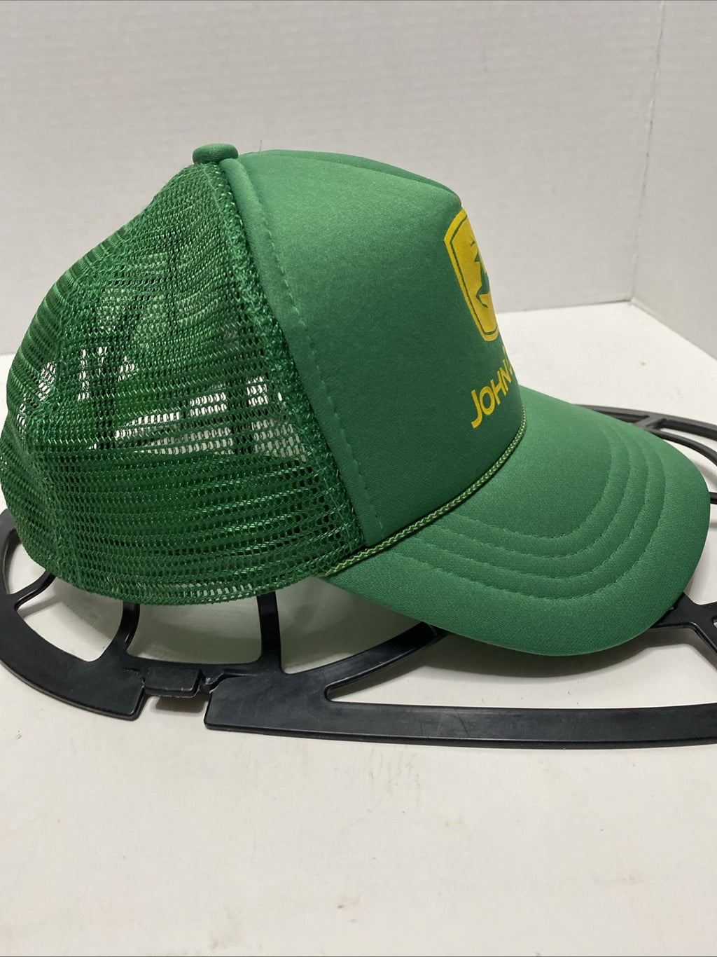 Vintage John Deere Mesh Trucker Snapback Foam  Baseball Cap Hat rope Cap