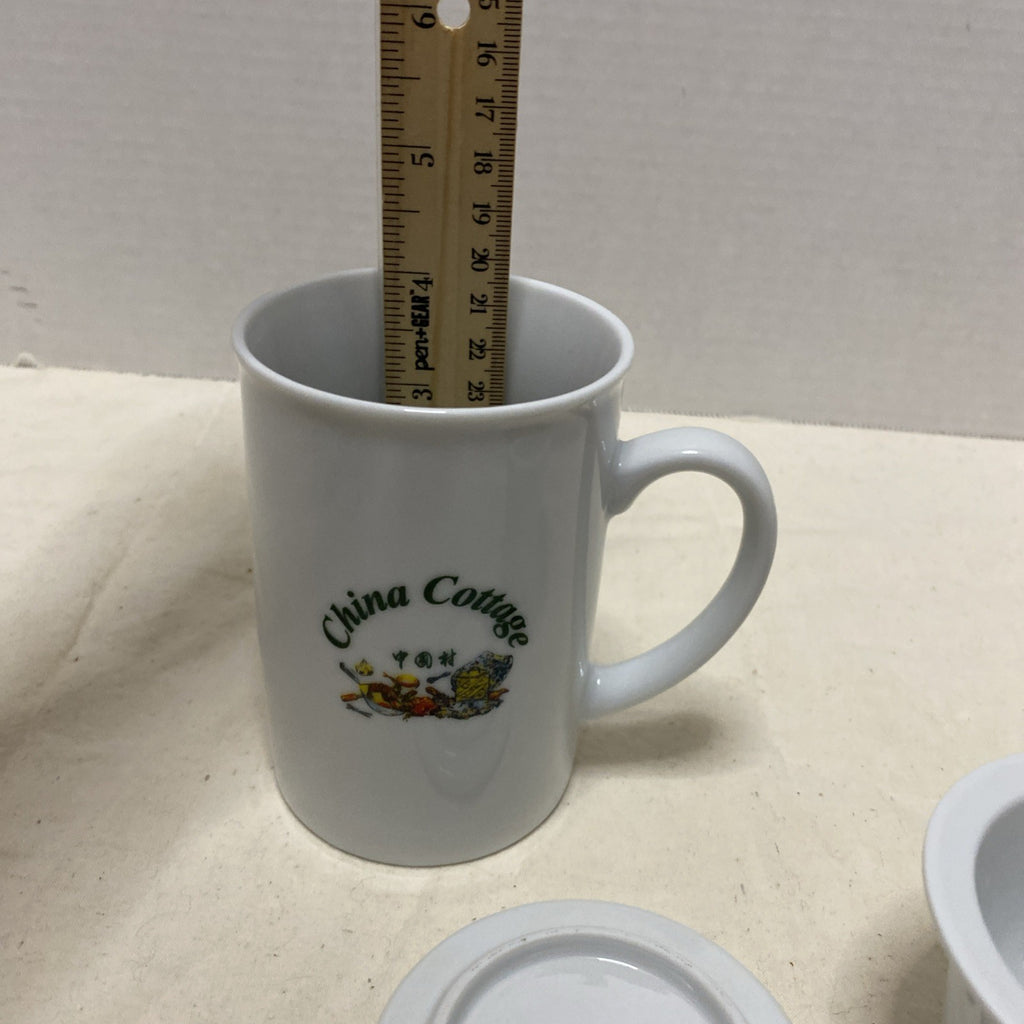 Towin China Cottage Tea Infuser Cup With Lid